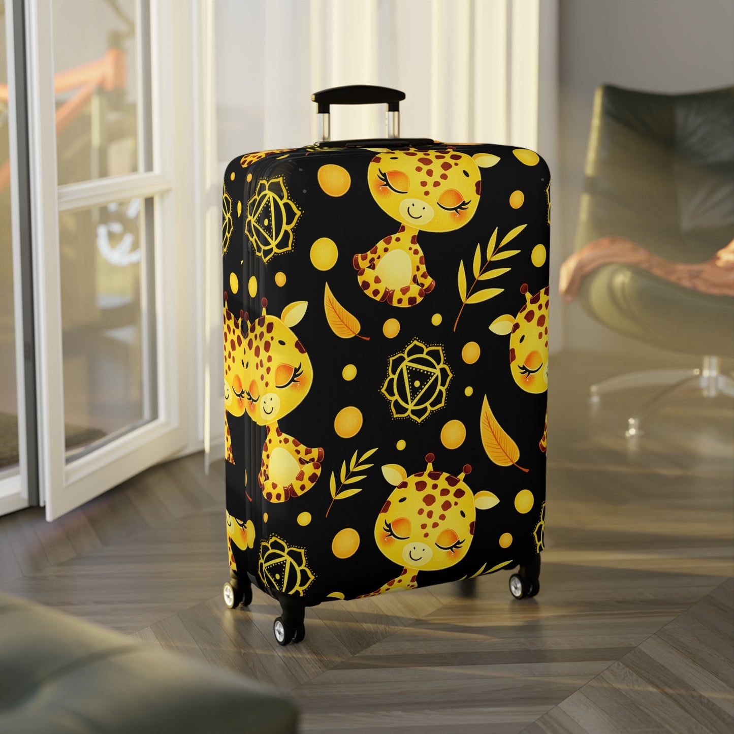 Zen Giraffe Luggage Cover