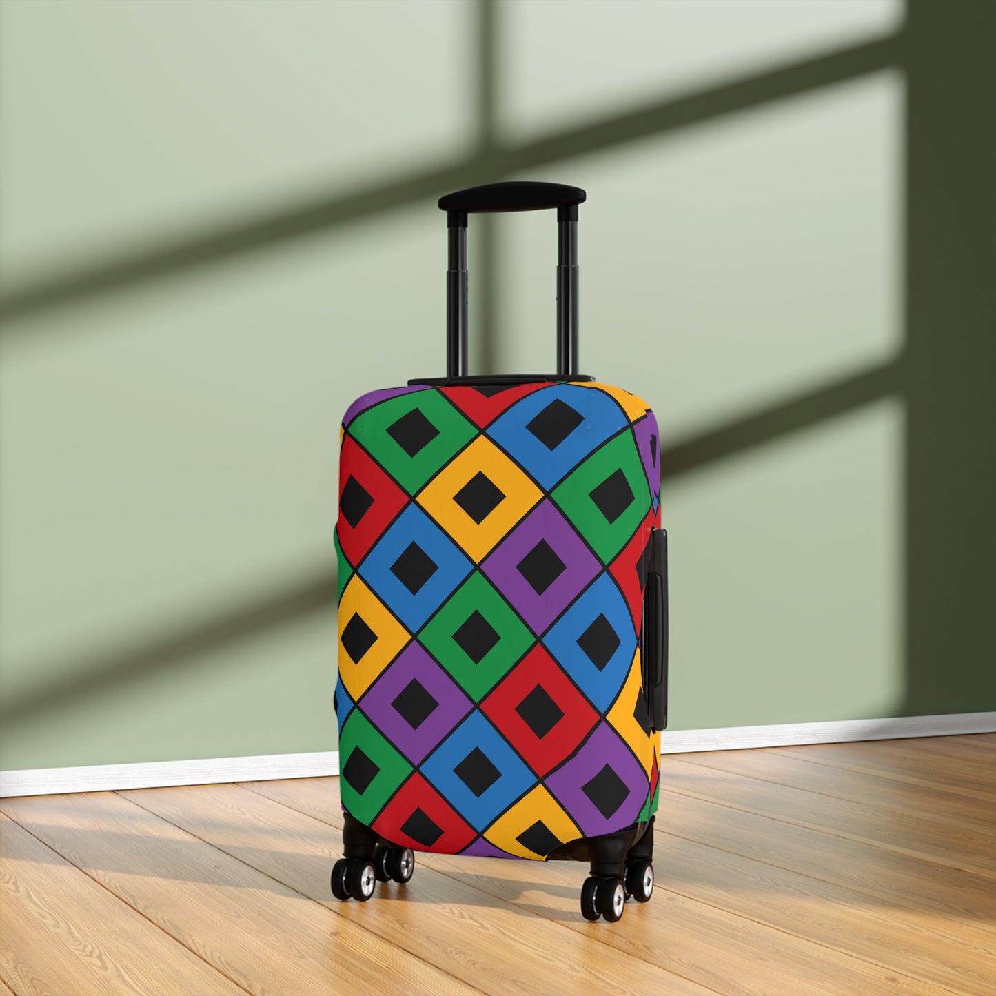 Connor Bright Squares Luggage Cover