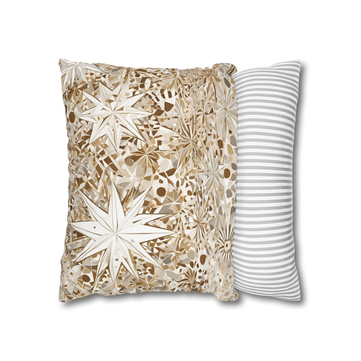 Fractured Stars Square Poly Canvas Pillowcase