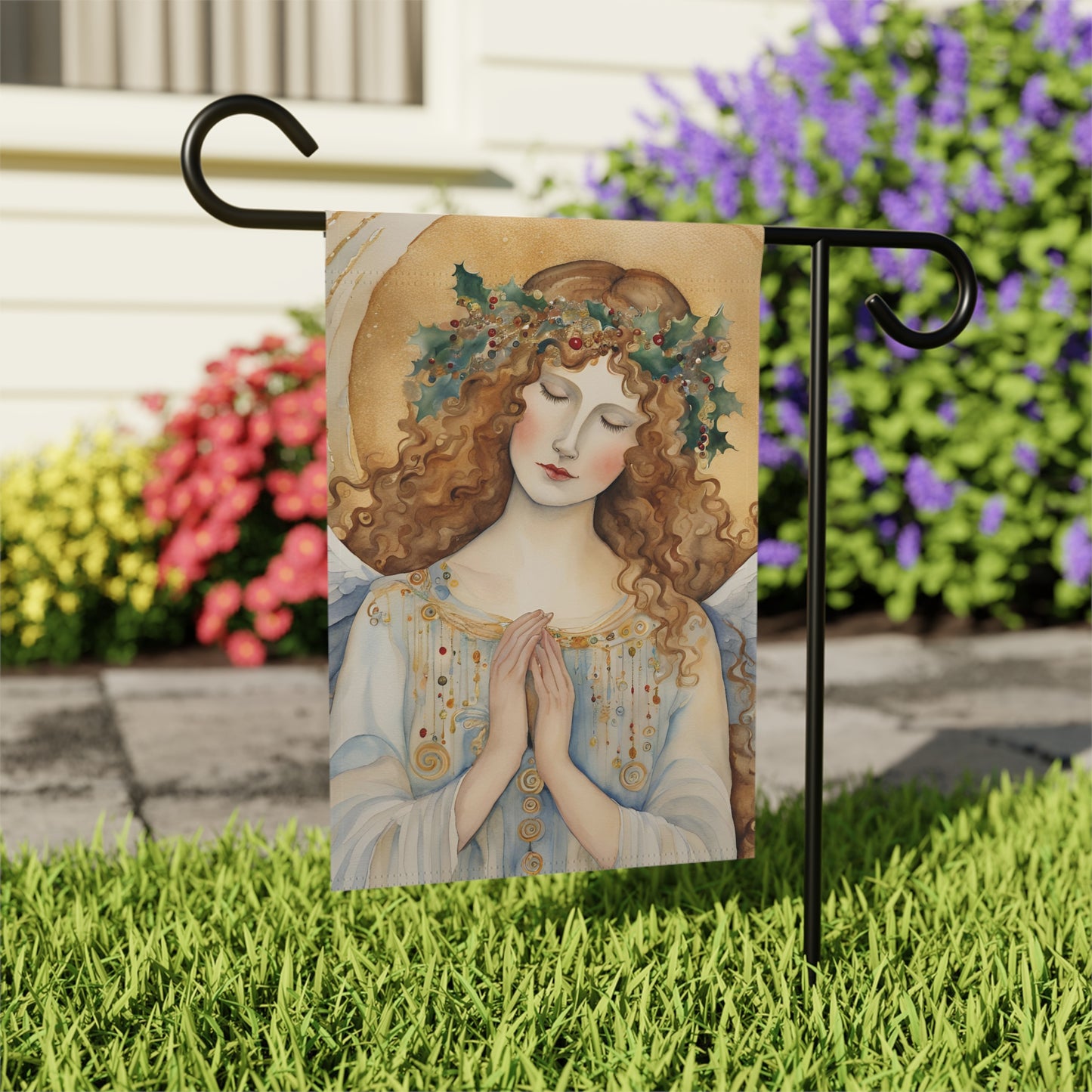 Guardian Angel 2-Sided Garden & House Flag/Banner