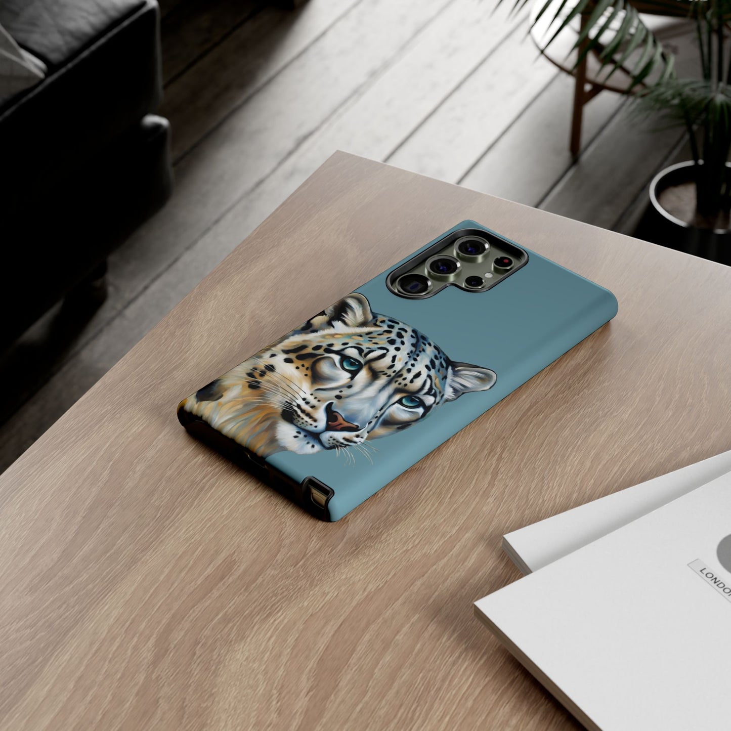 Snow Leopard iPhone Samsung Galaxy Google Pixel Tough Cases