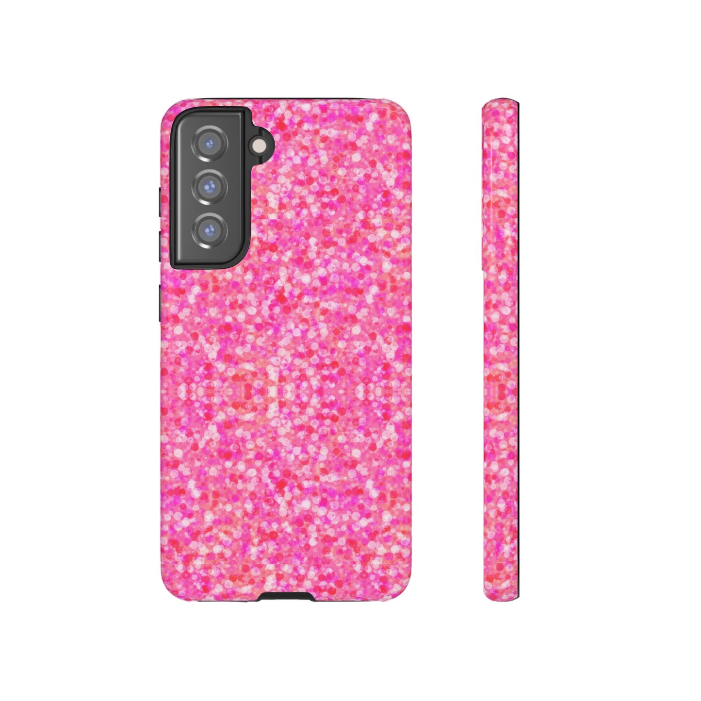 Poppin Pink iPhone Samsung Galaxy Google Pixel Tough Cases