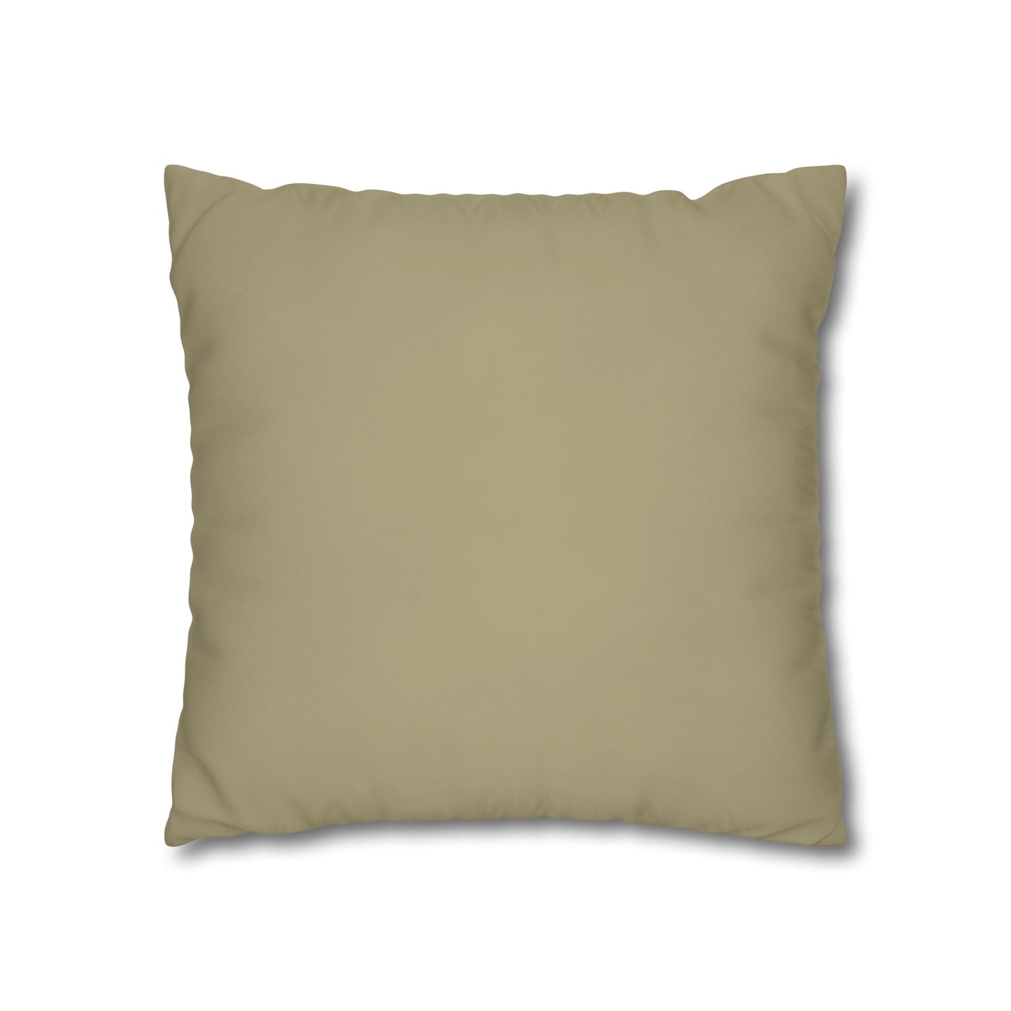 Autumn Cardinals Square Poly Canvas Pillowcase