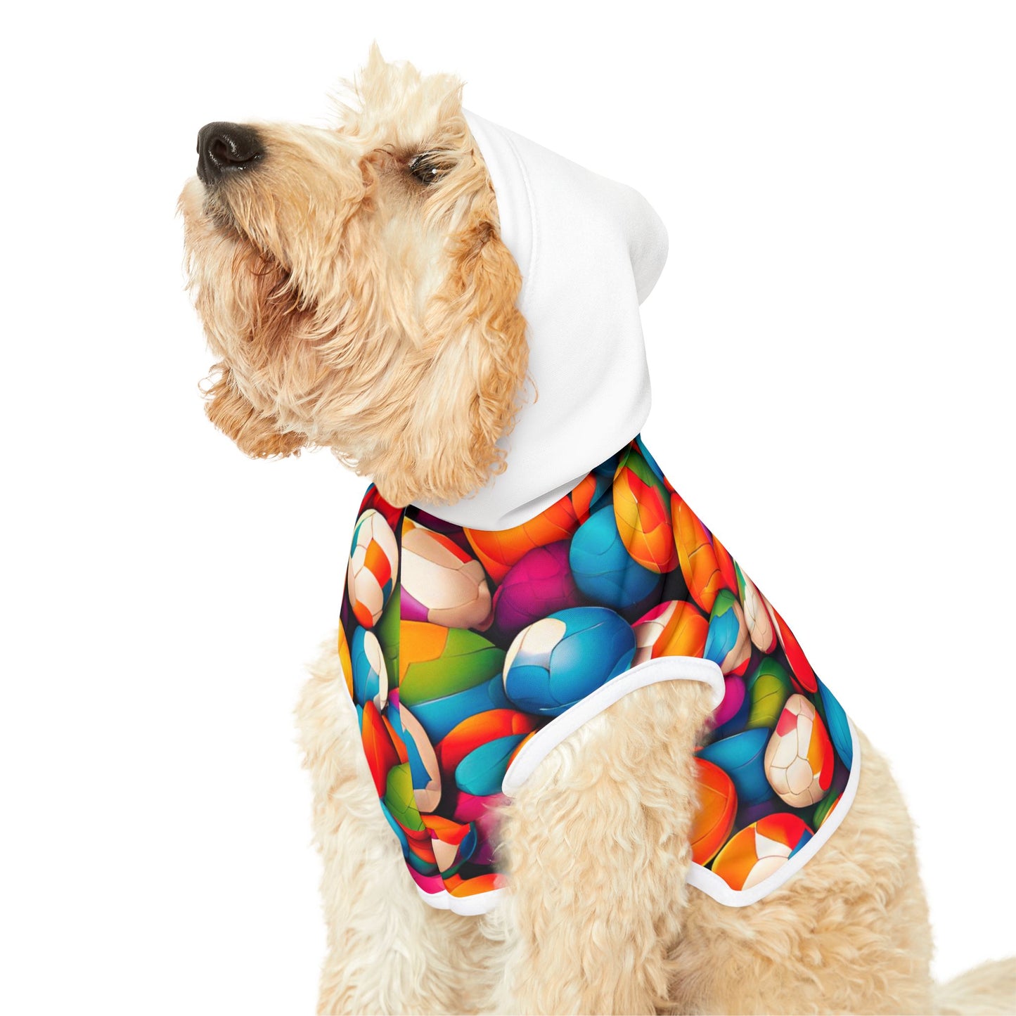 Volleyball Pop Pet Hoodie