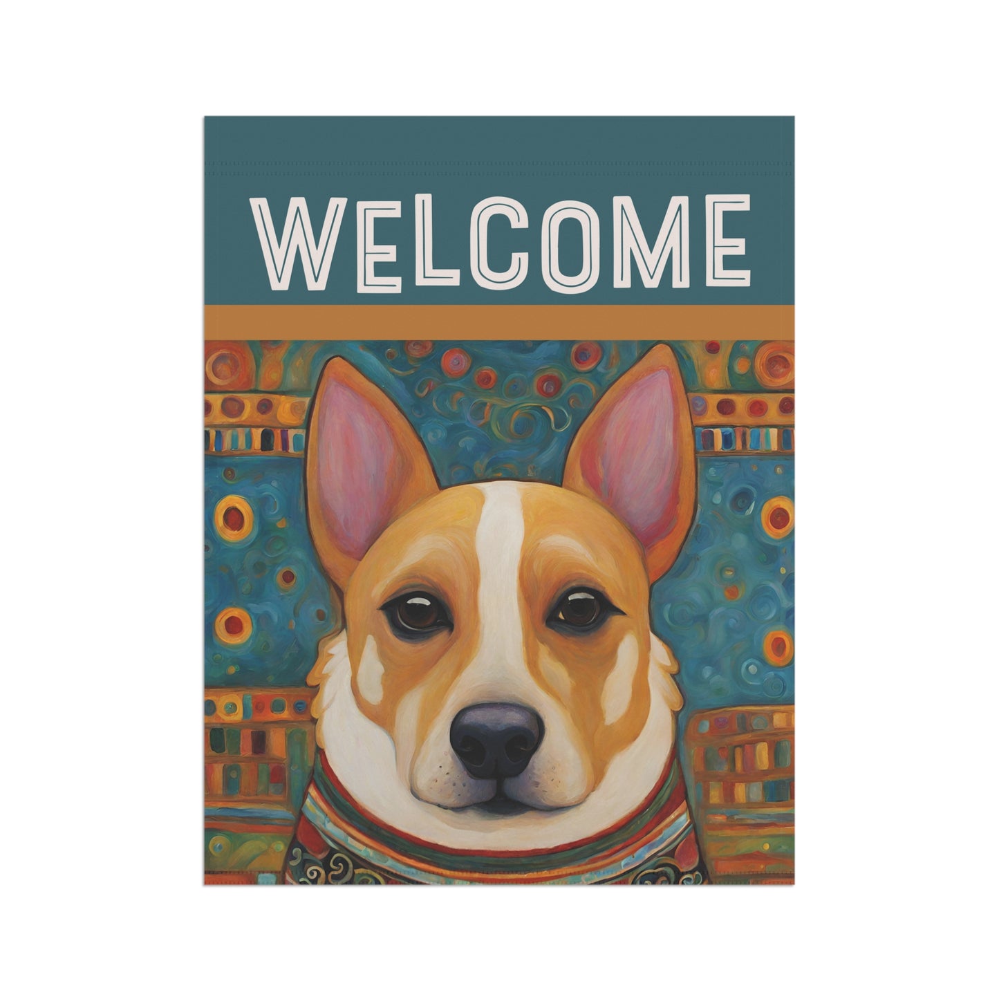 Carlos Welcome 2-Sided Garden & House Flag/Banner