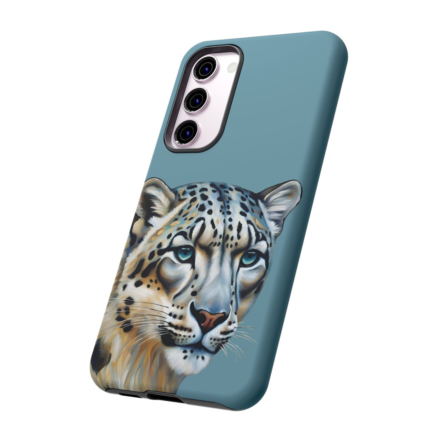 Snow Leopard iPhone Samsung Galaxy Google Pixel Tough Cases