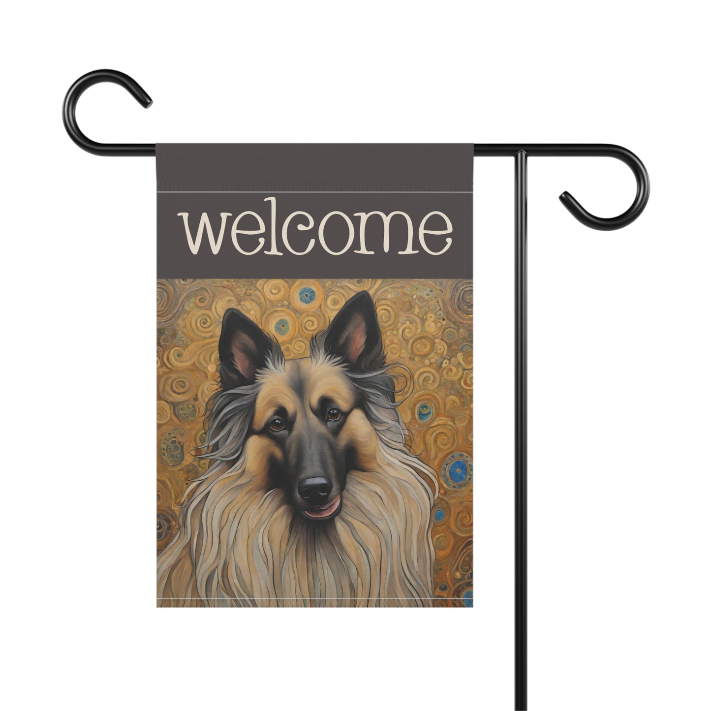 Belgian Tervuren Welcome 2-Sided Garden & House Flag/Banner