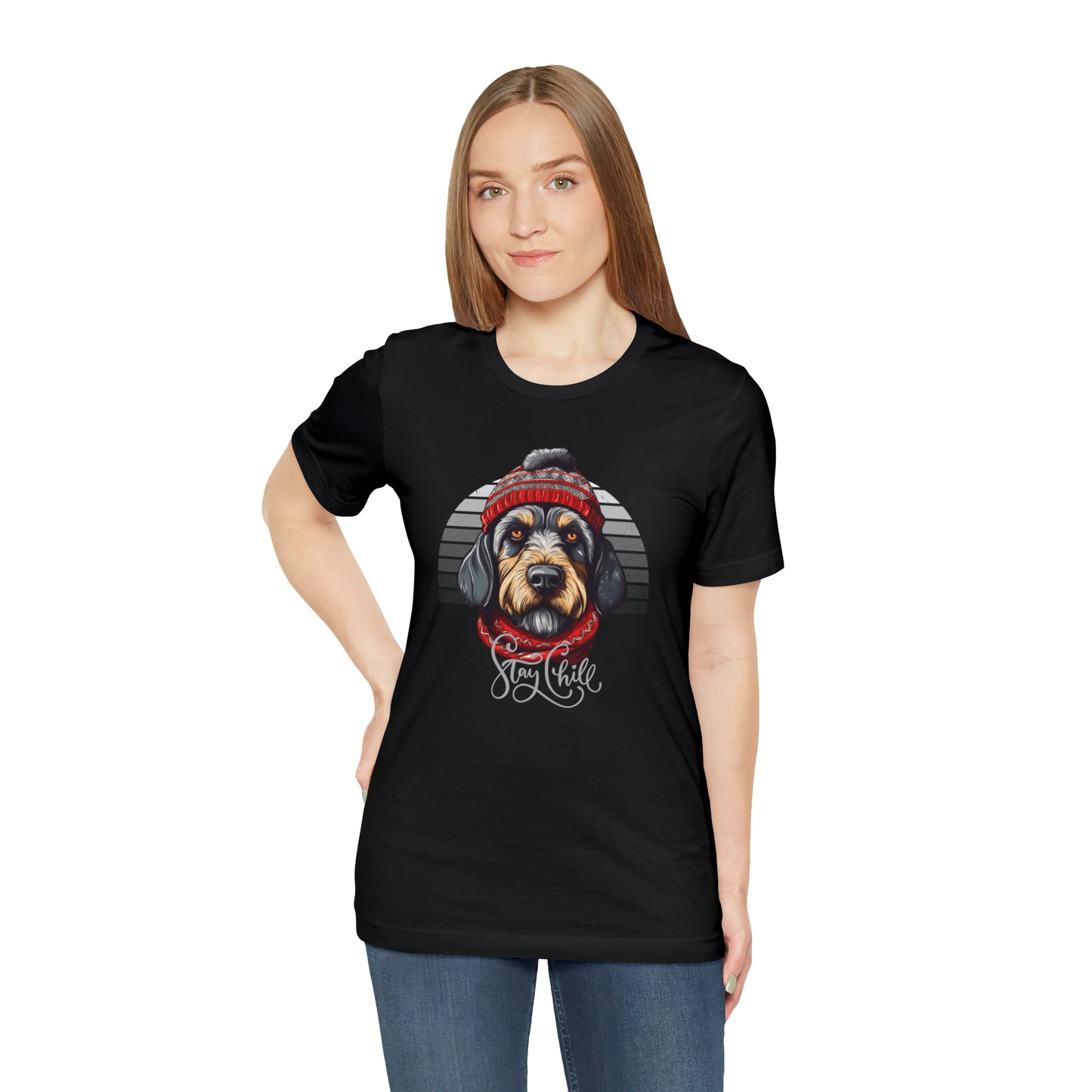 Stay Chill Giant Schnauzer Unisex Jersey Short Sleeve Tee