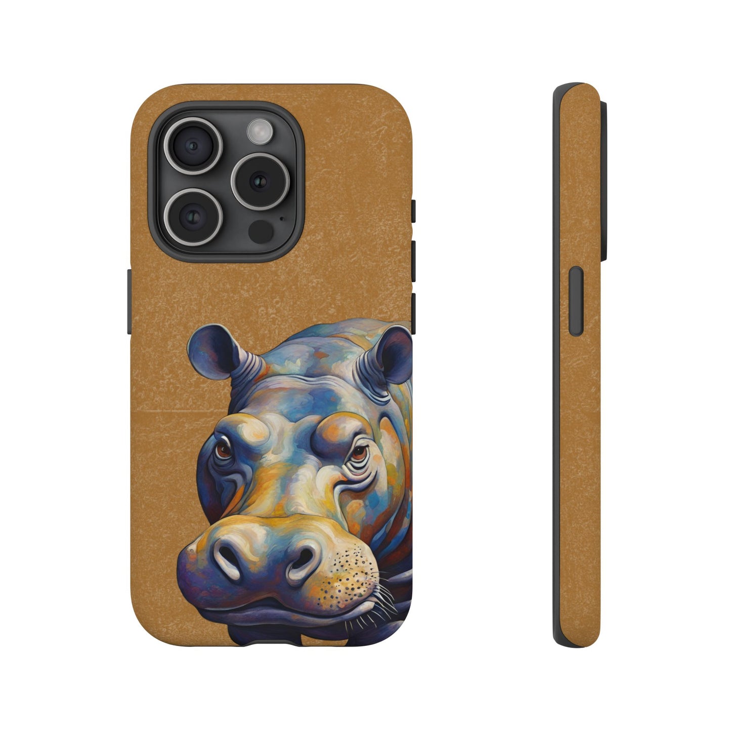 Hippo Wildlife iPhone Samsung Galaxy Google Pixel Tough Cases