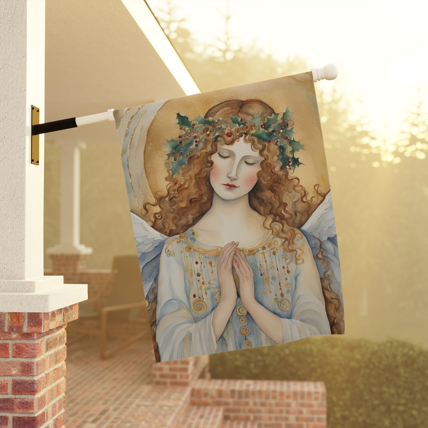 Guardian Angel 2-Sided Garden & House Flag/Banner