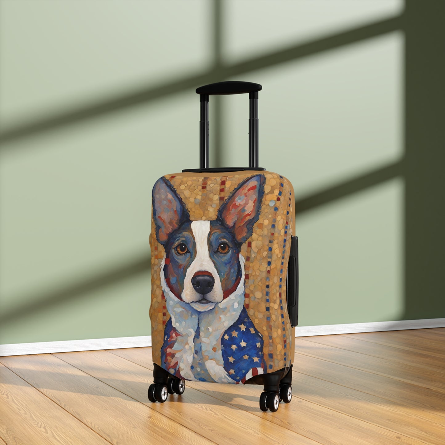 America Dog Luggage Cover