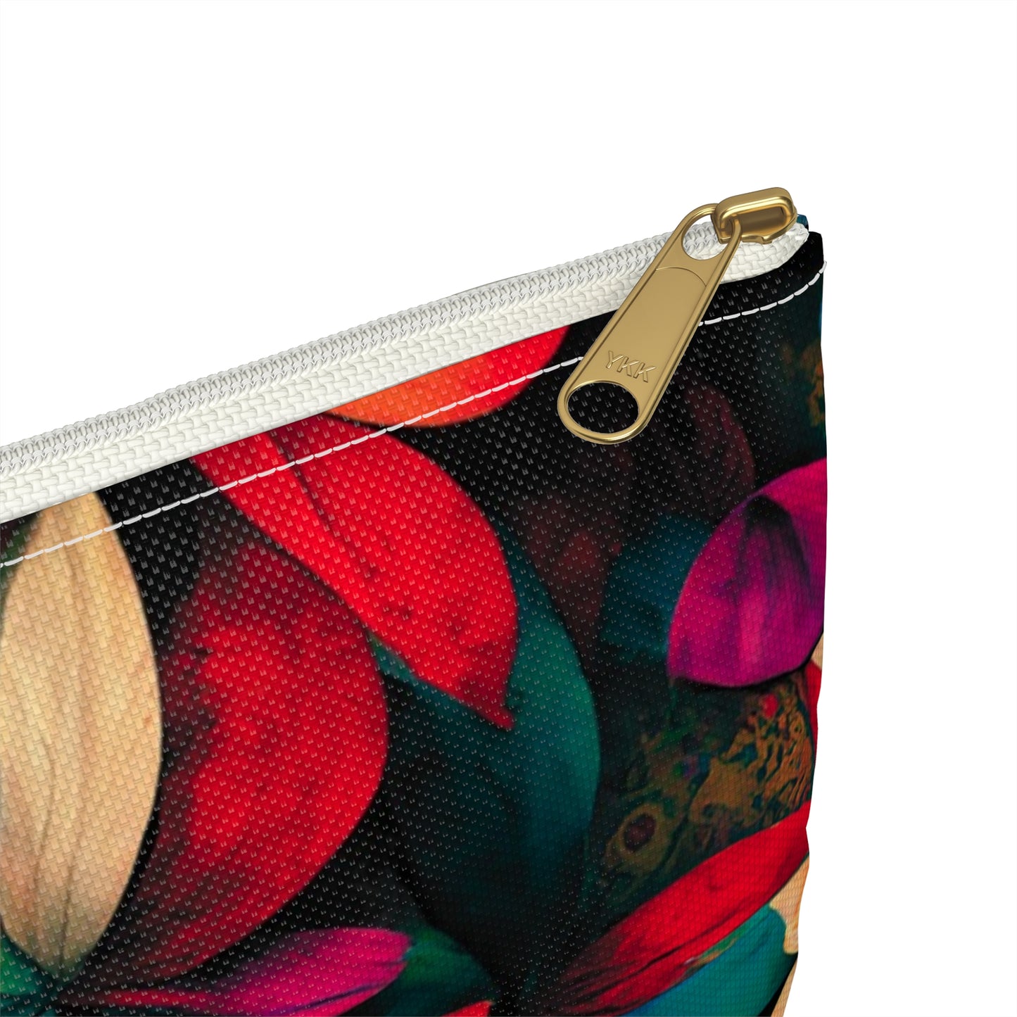 Christmas Flowers Accessory Pouch