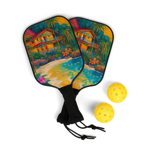 Tropical Living Pickleball Kit