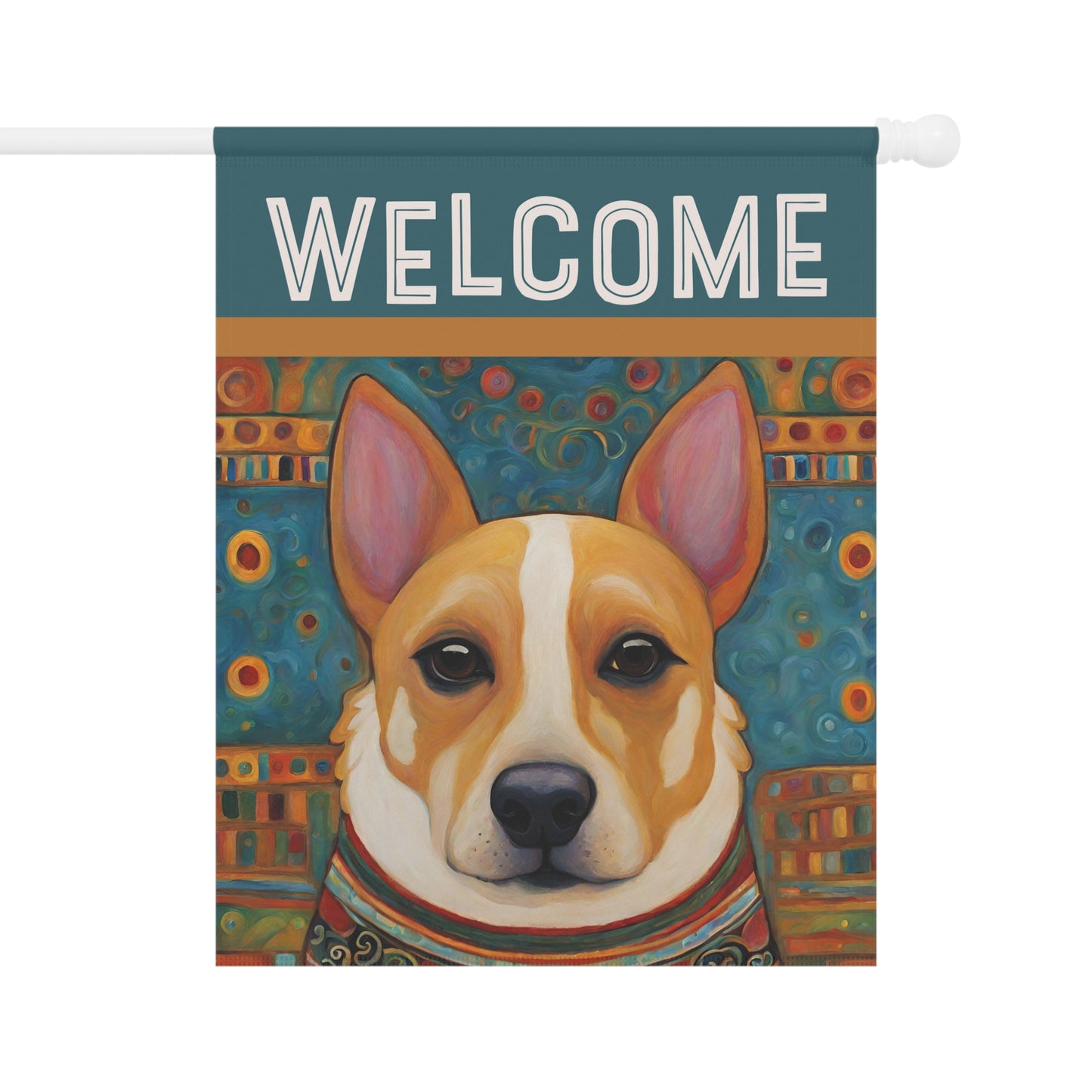 Carlos Welcome 2-Sided Garden & House Flag/Banner