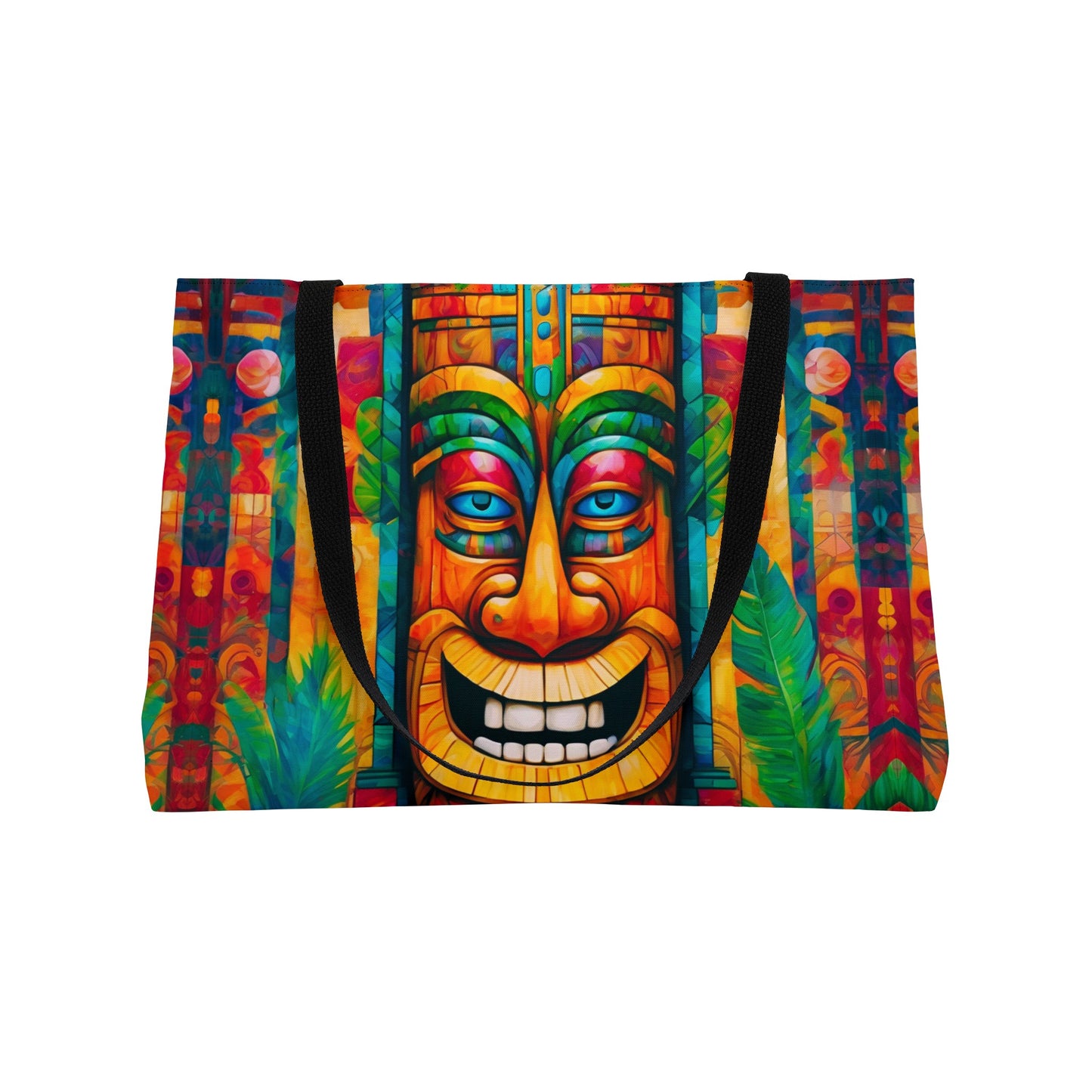 The Tiki Knows Weekender Tote Bag