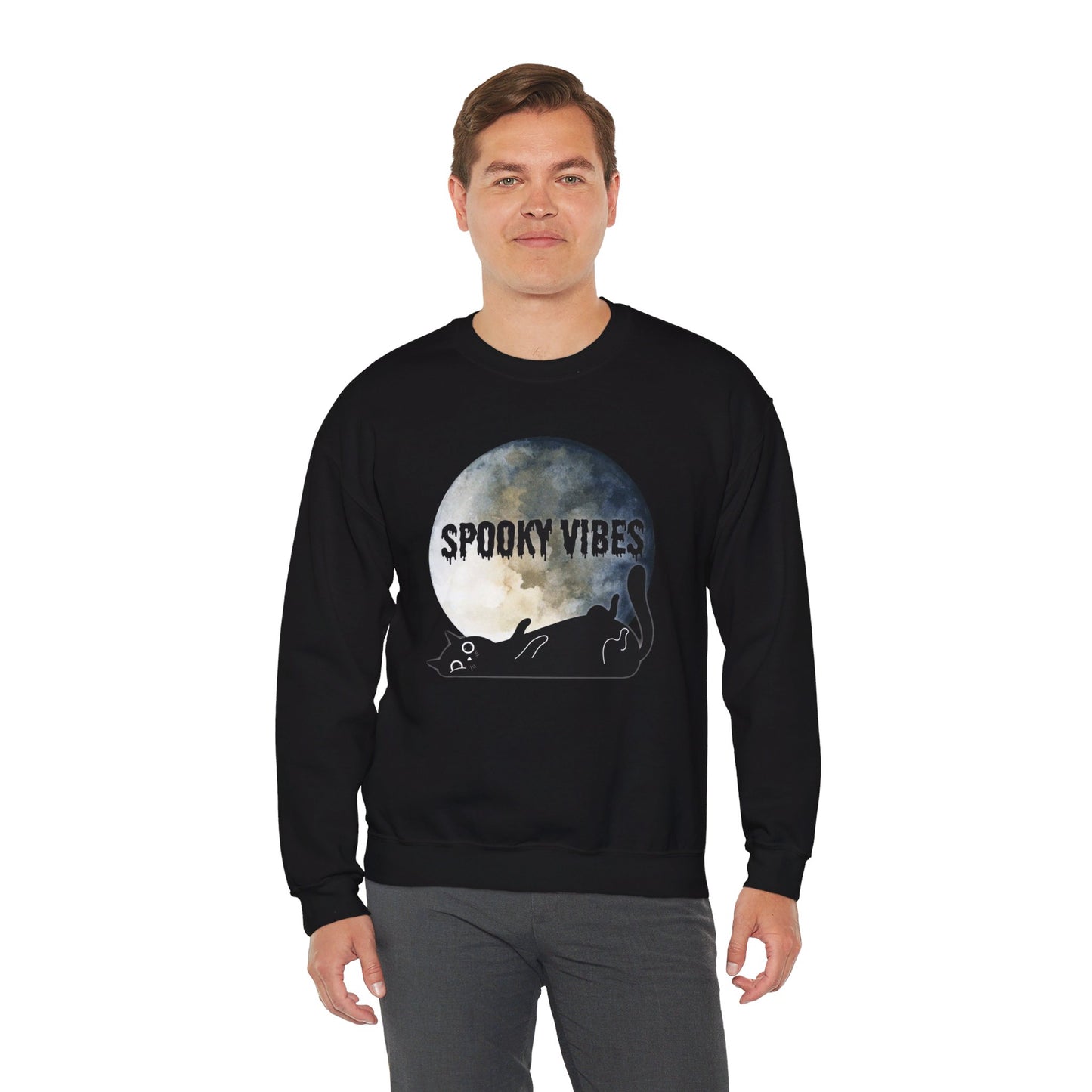 Spooky Vibes Unisex Heavy Blend™ Crewneck Sweatshirt