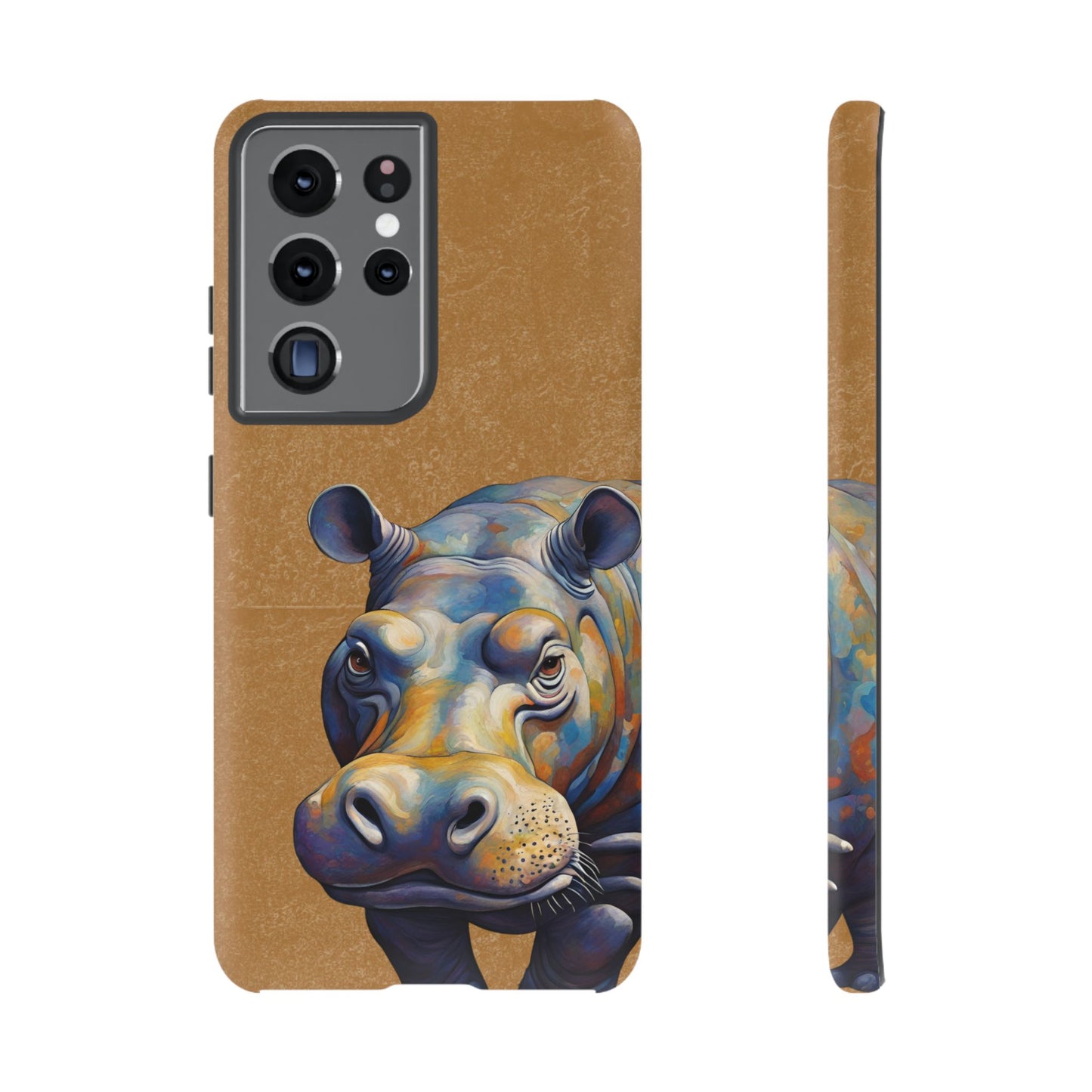 Hippo Wildlife iPhone Samsung Galaxy Google Pixel Tough Cases