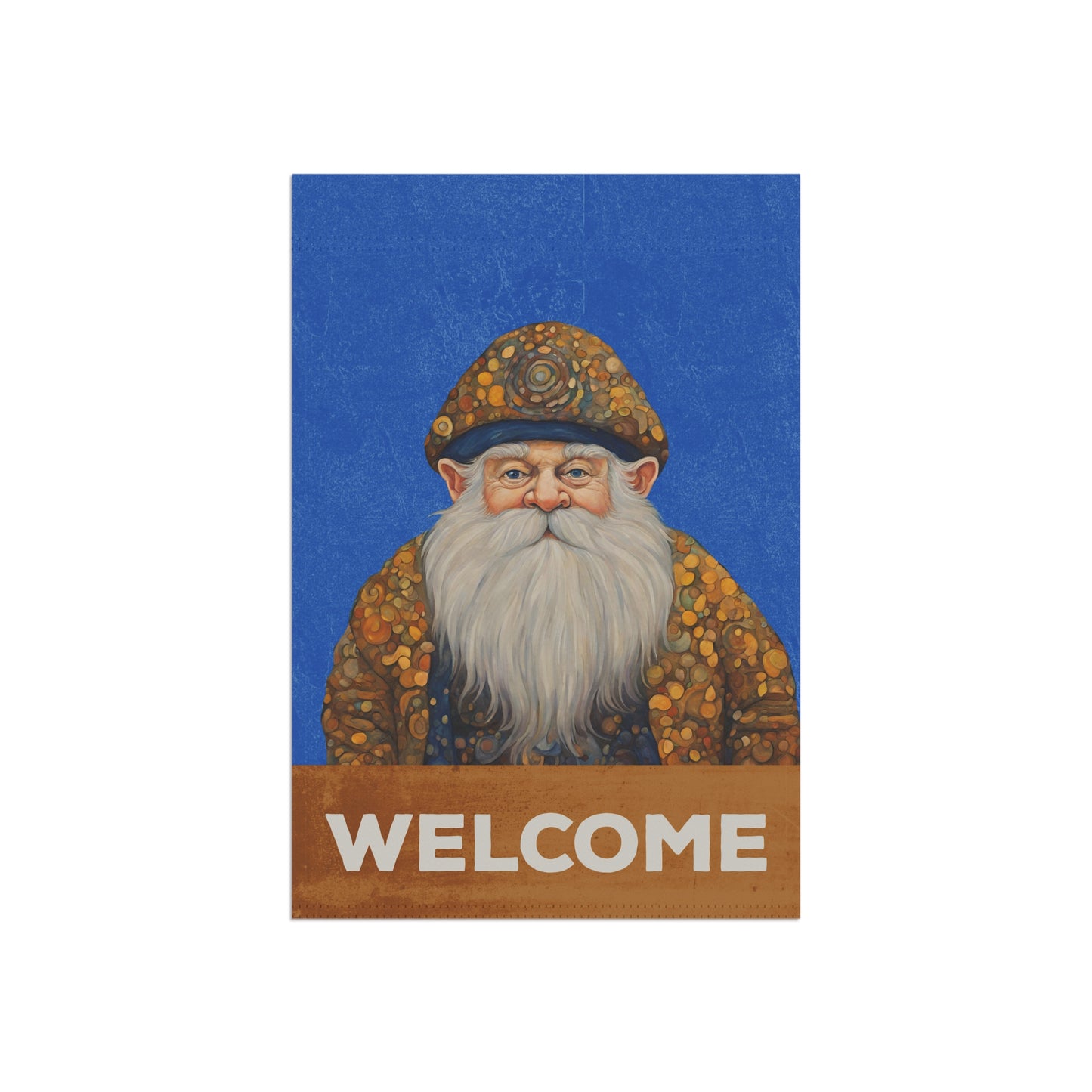 Gnome Welcome 2-Sided Garden & House Flag/Banner