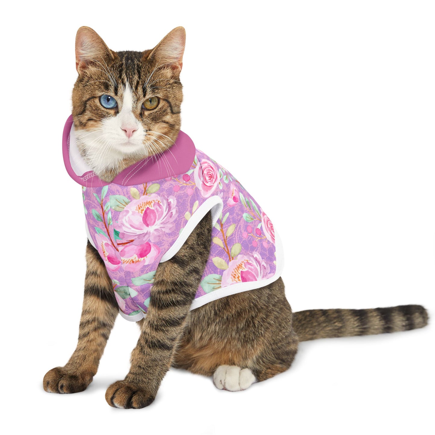 Ann Floral Pet Hoodie