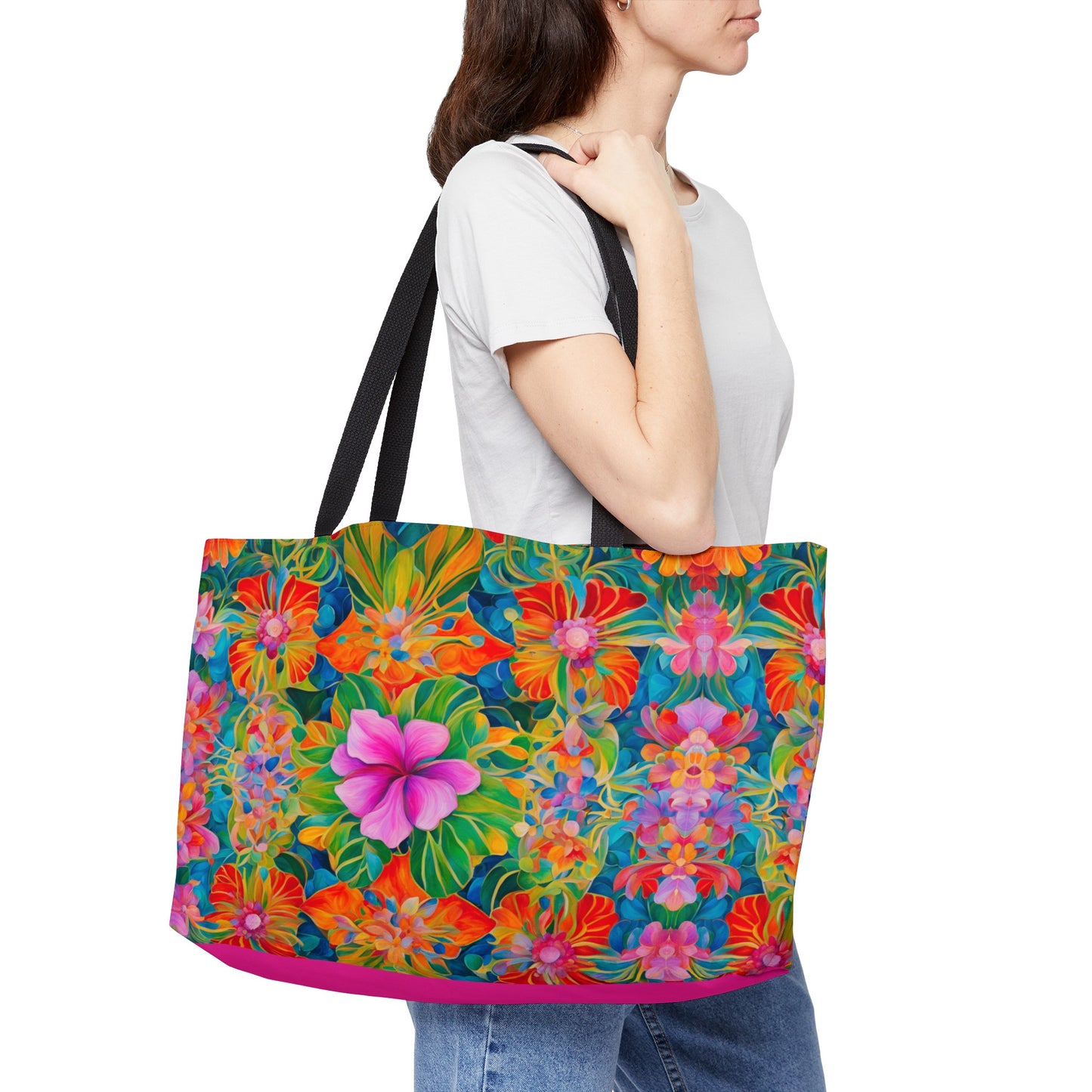 Paradise Blooms Weekender Tote Bag