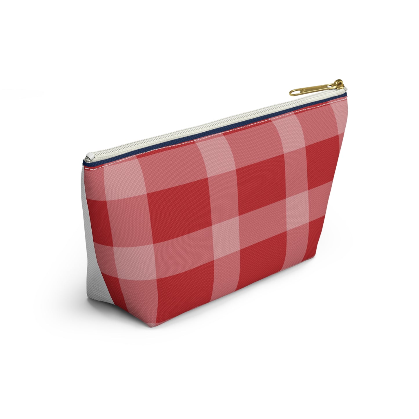 Red Plaid St Louis Cardinals Accessory Pouch w T-bottom