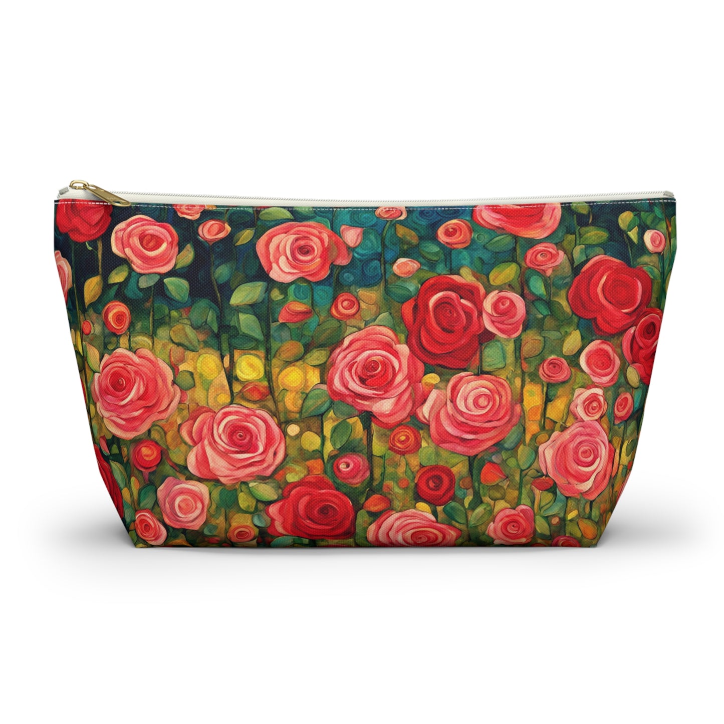 Wall of Roses Accessory Pouch w T-bottom