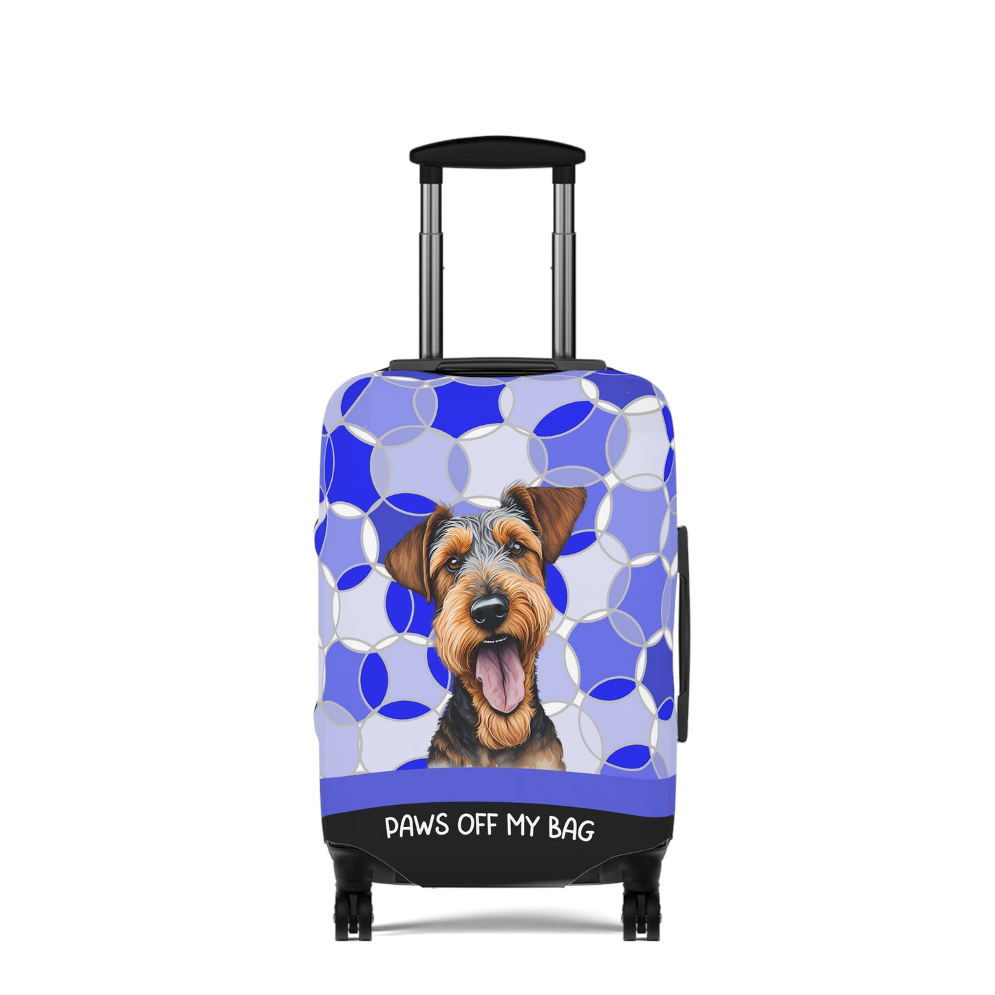 Airedale Terrier Paws Off My Bag Luggage Cover