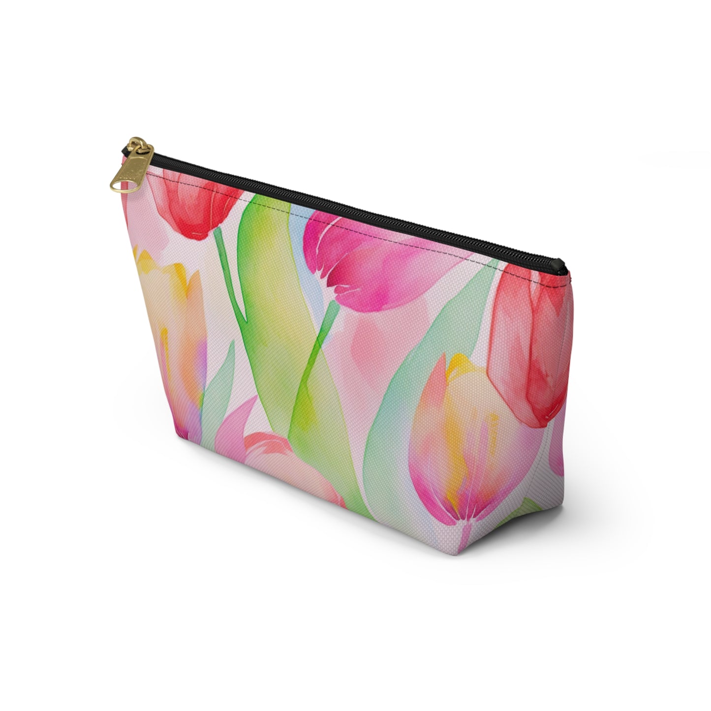 Through the Tulips Accessory Pouch w T-bottom