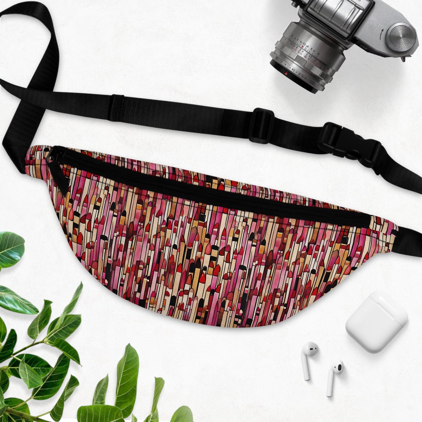 Lipstick Abstract Fanny Pack