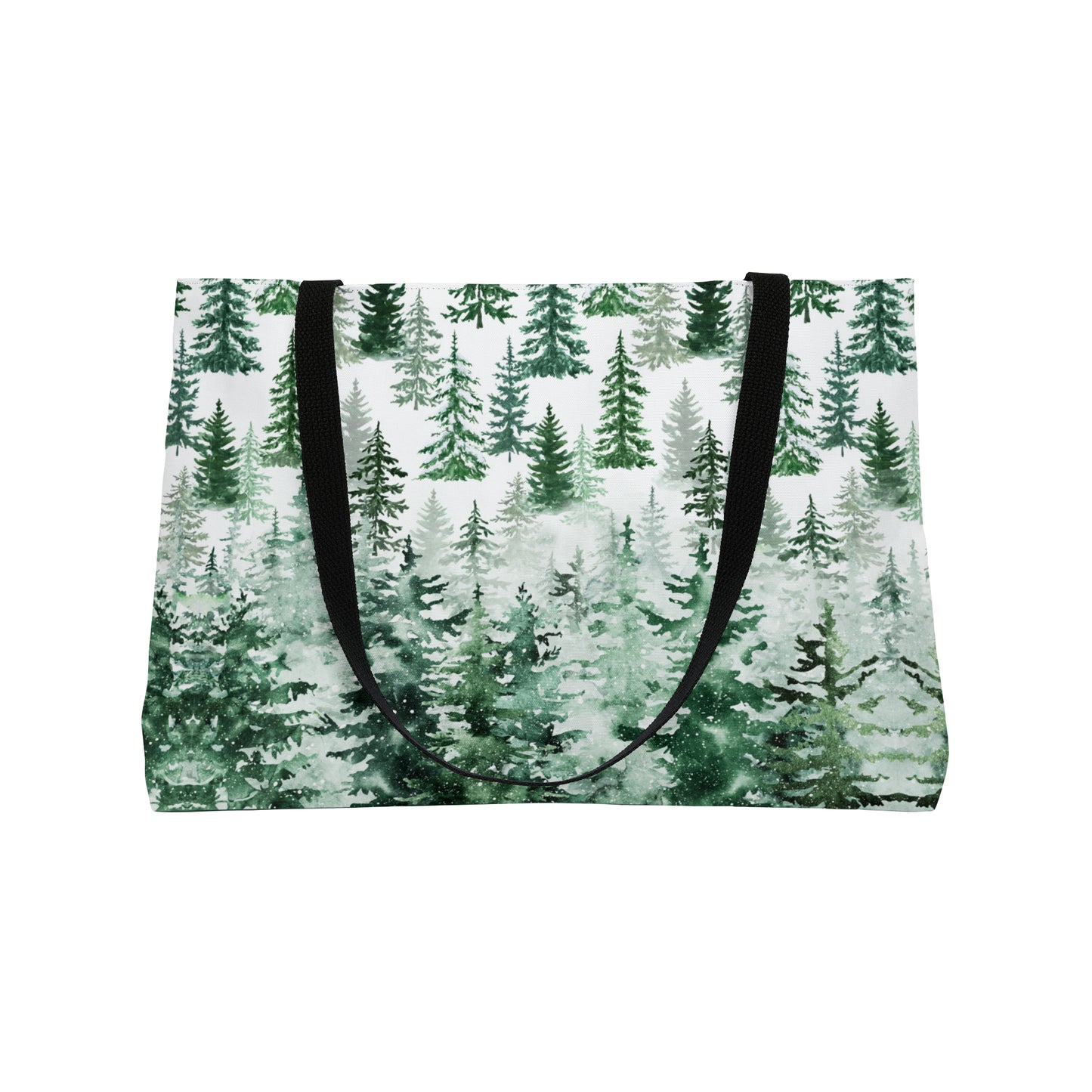 Pines in the Snow Weekender Tote Bag