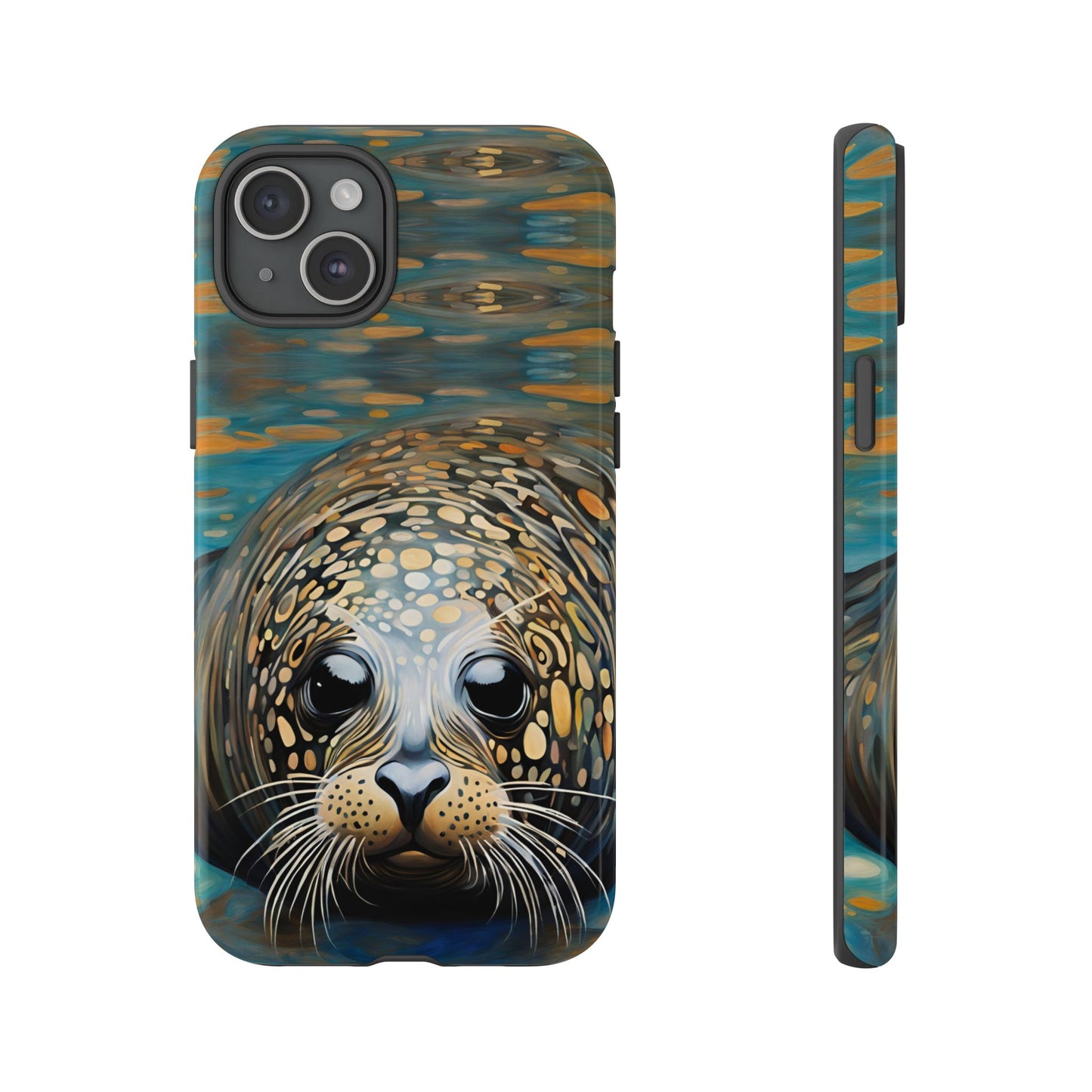 Harbor Seal Wildlife iPhone Samsung Galaxy Google Pixel Tough Cases