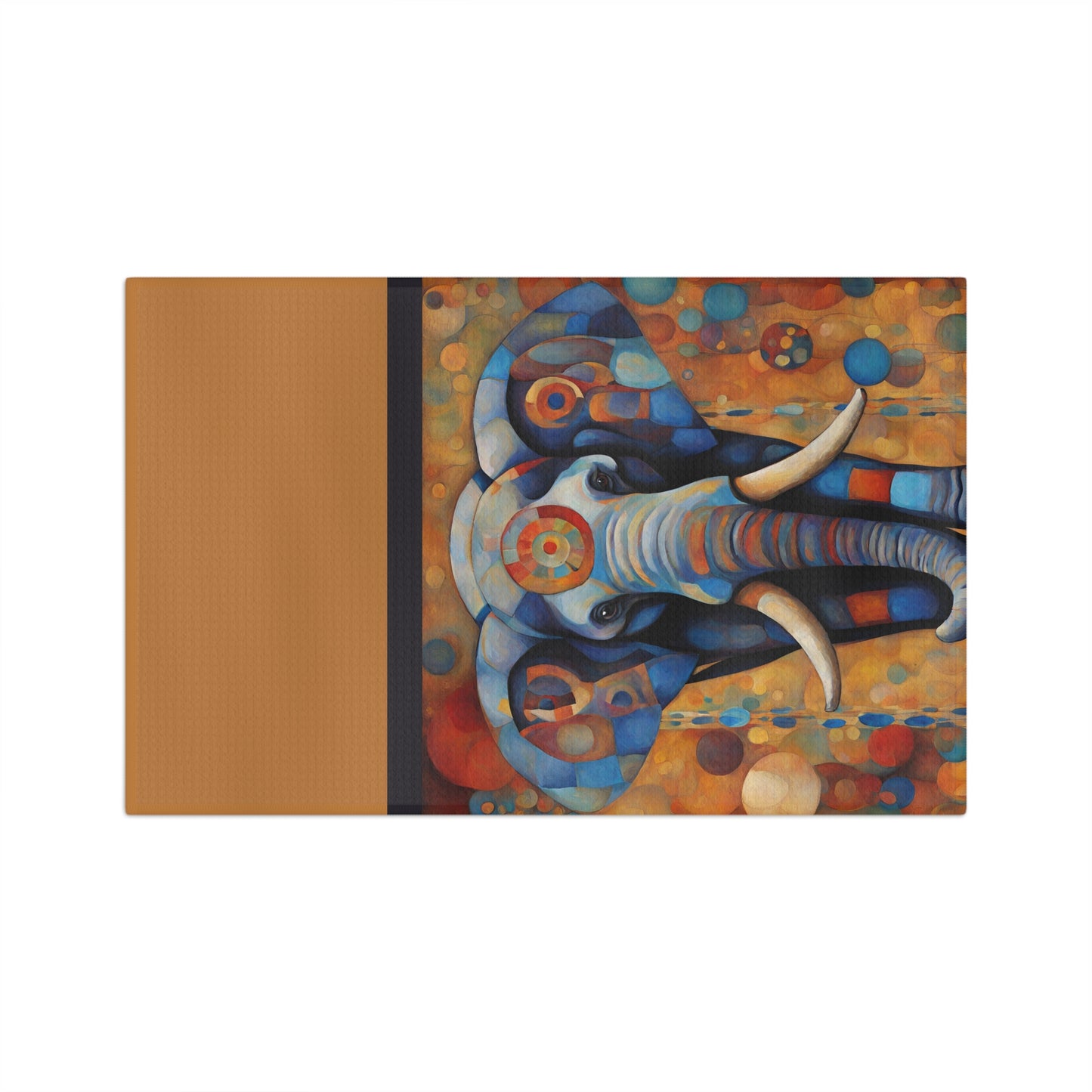 Elephant Hippie Microfiber Tea Towel