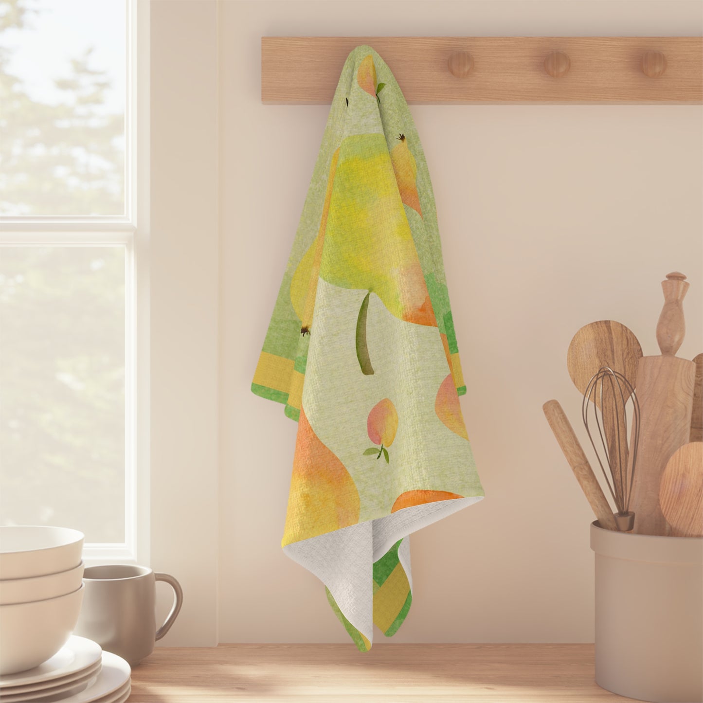 Pears & Apples Microfiber Tea Towel