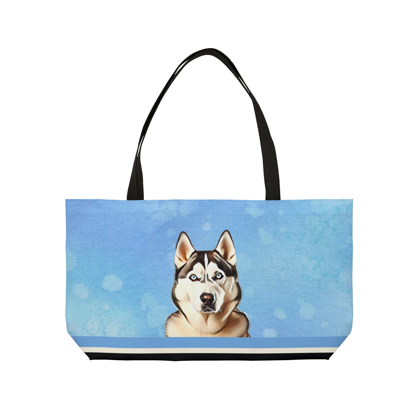 Siberian Husky Weekender Tote Bag