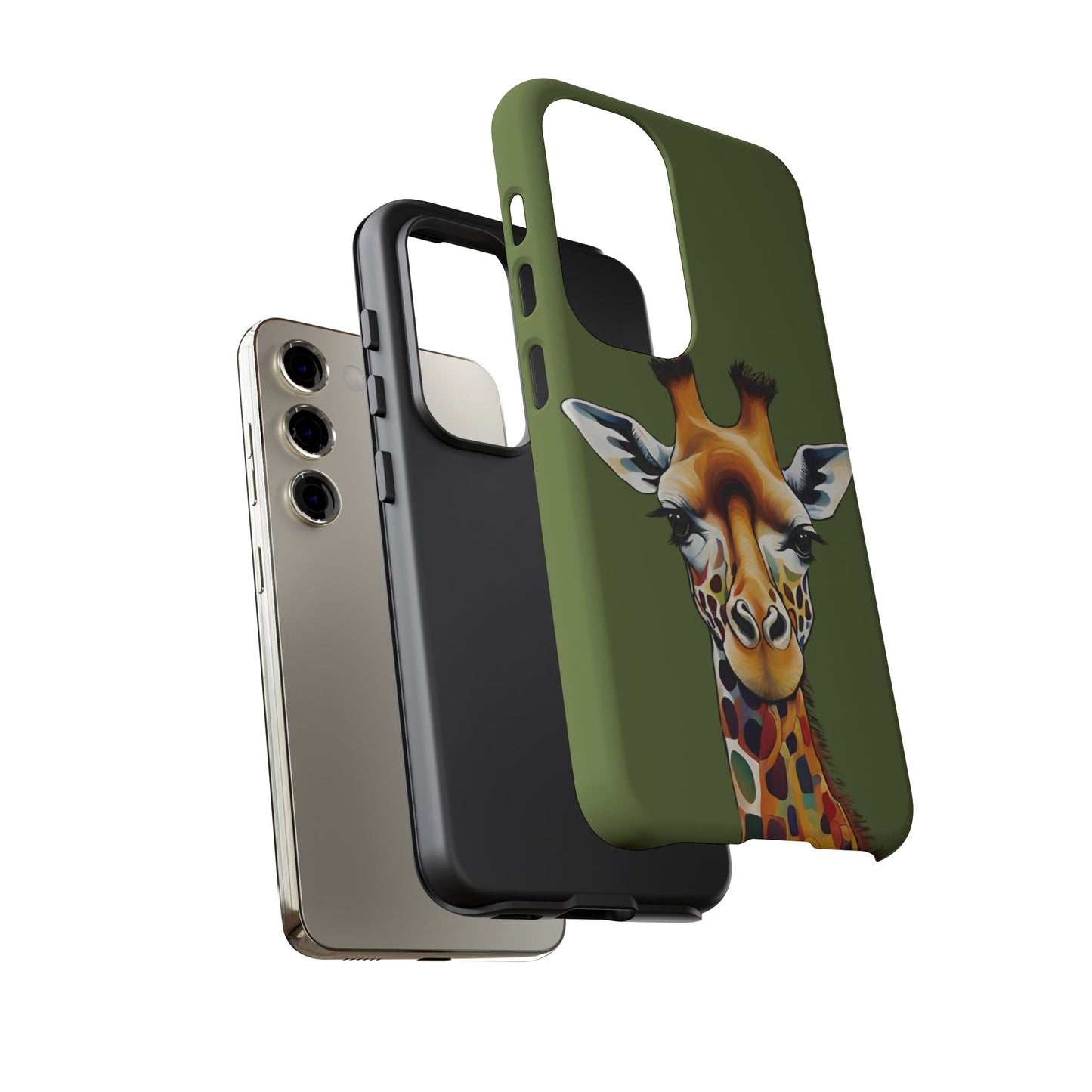 Giraffe Wildlife iPhone Samsung Galaxy Google Pixel Tough Cases