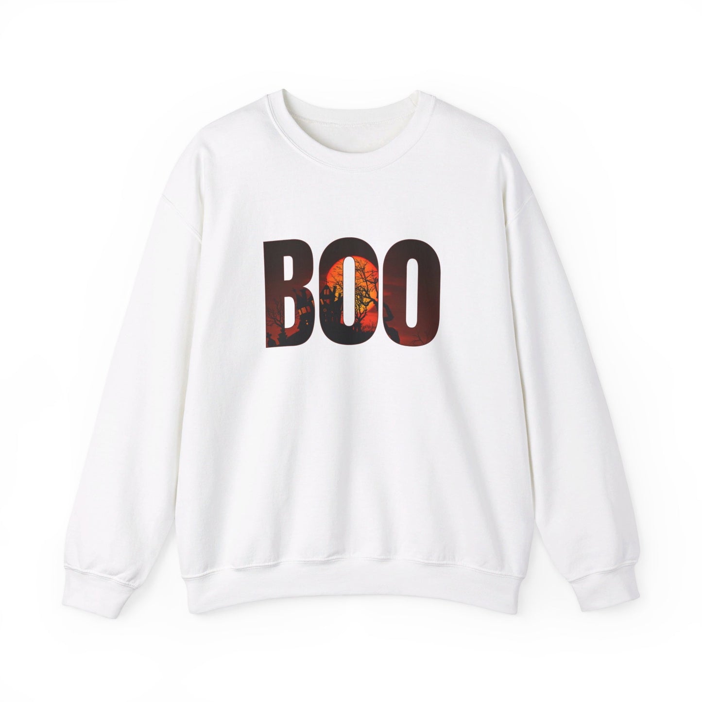 Full Moon BOO Unisex Heavy Blend™ Crewneck Sweatshirt