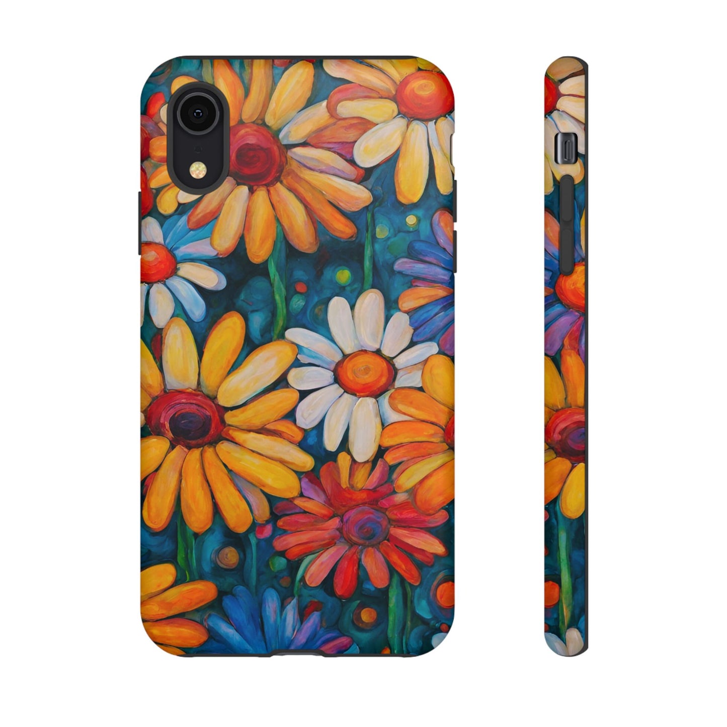 Crazy Daisies iPhone Samsung Galaxy Google Pixel Tough Cases