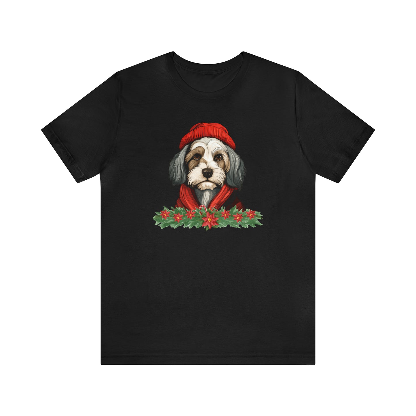 Havanese in Hat & Scarf Unisex Jersey Short Sleeve Tee