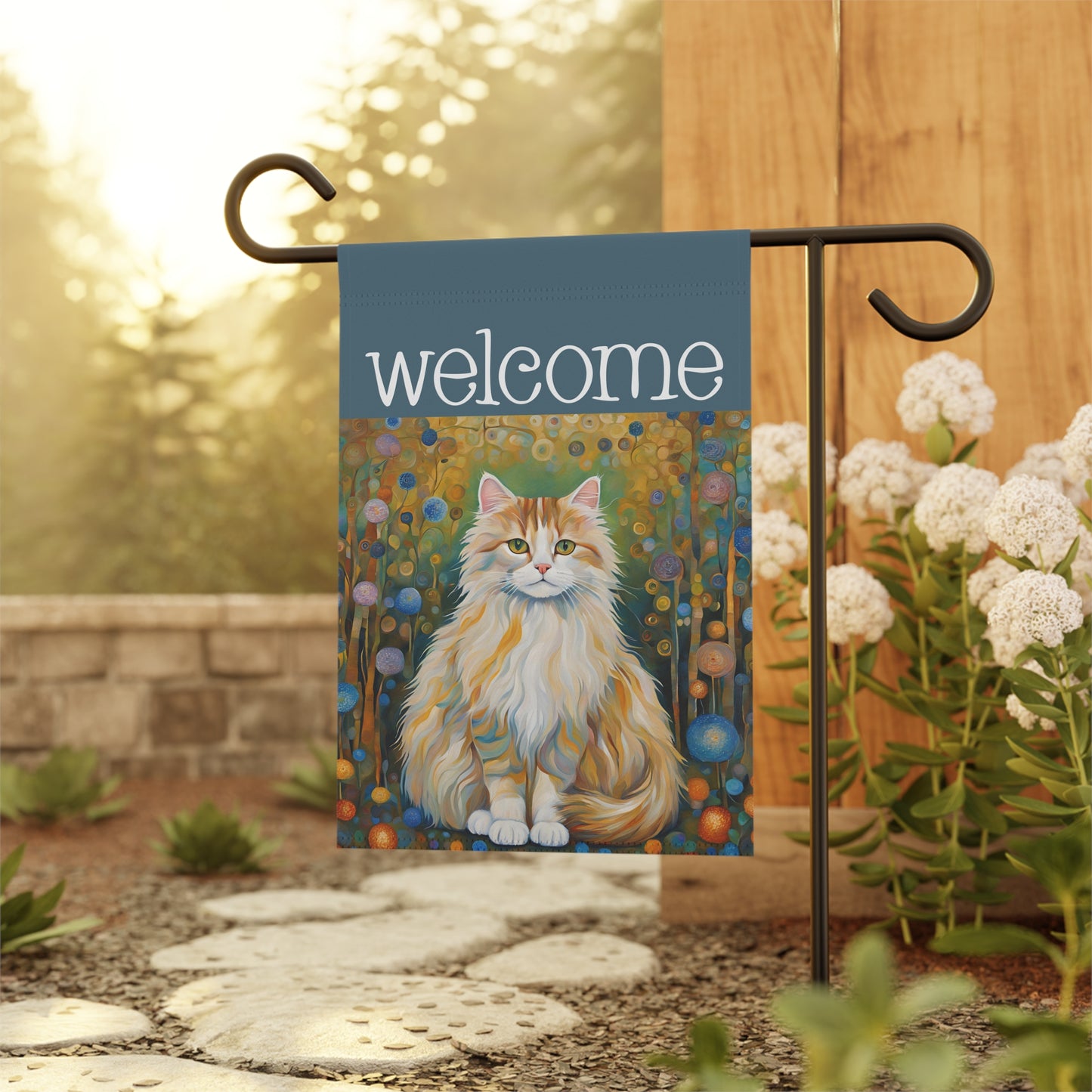 Ragdoll Cat Welcome 2-Sided Garden & House Flag/Banner