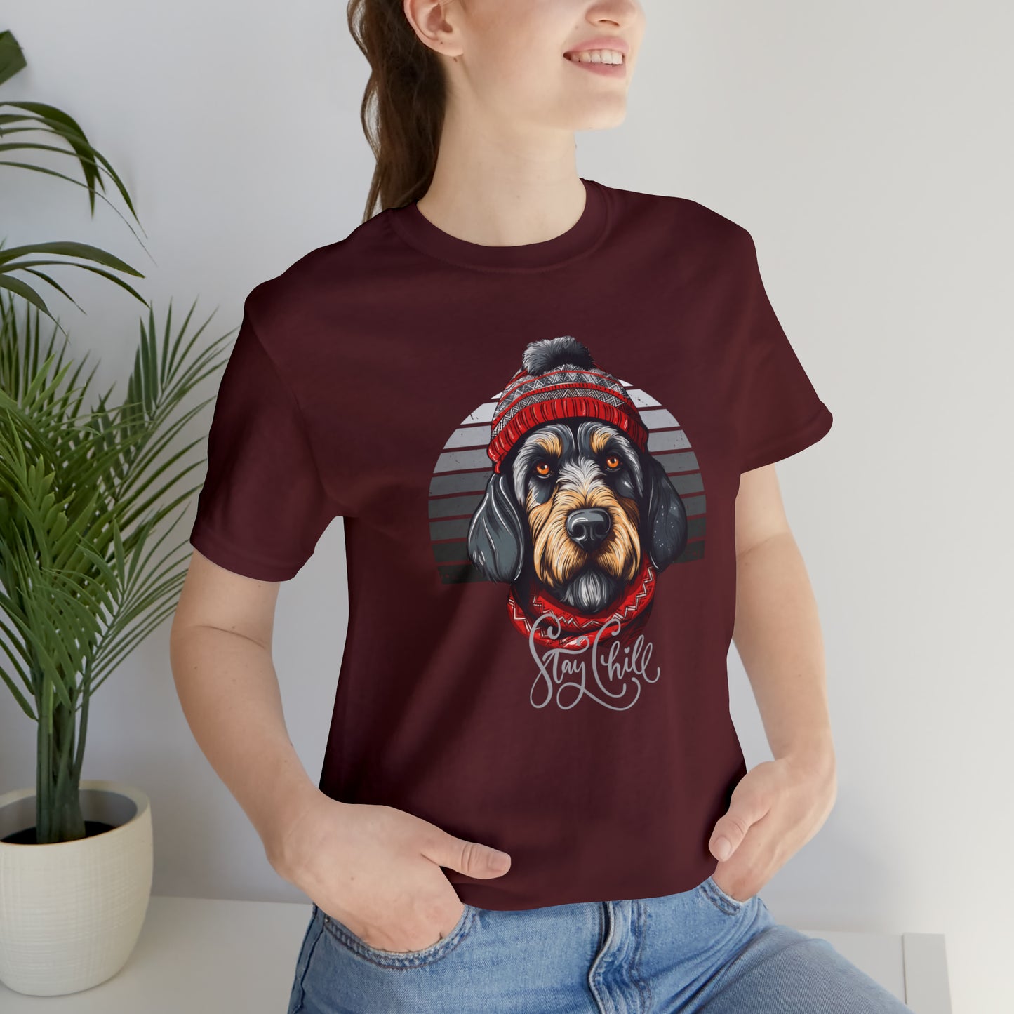 Stay Chill Giant Schnauzer Unisex Jersey Short Sleeve Tee