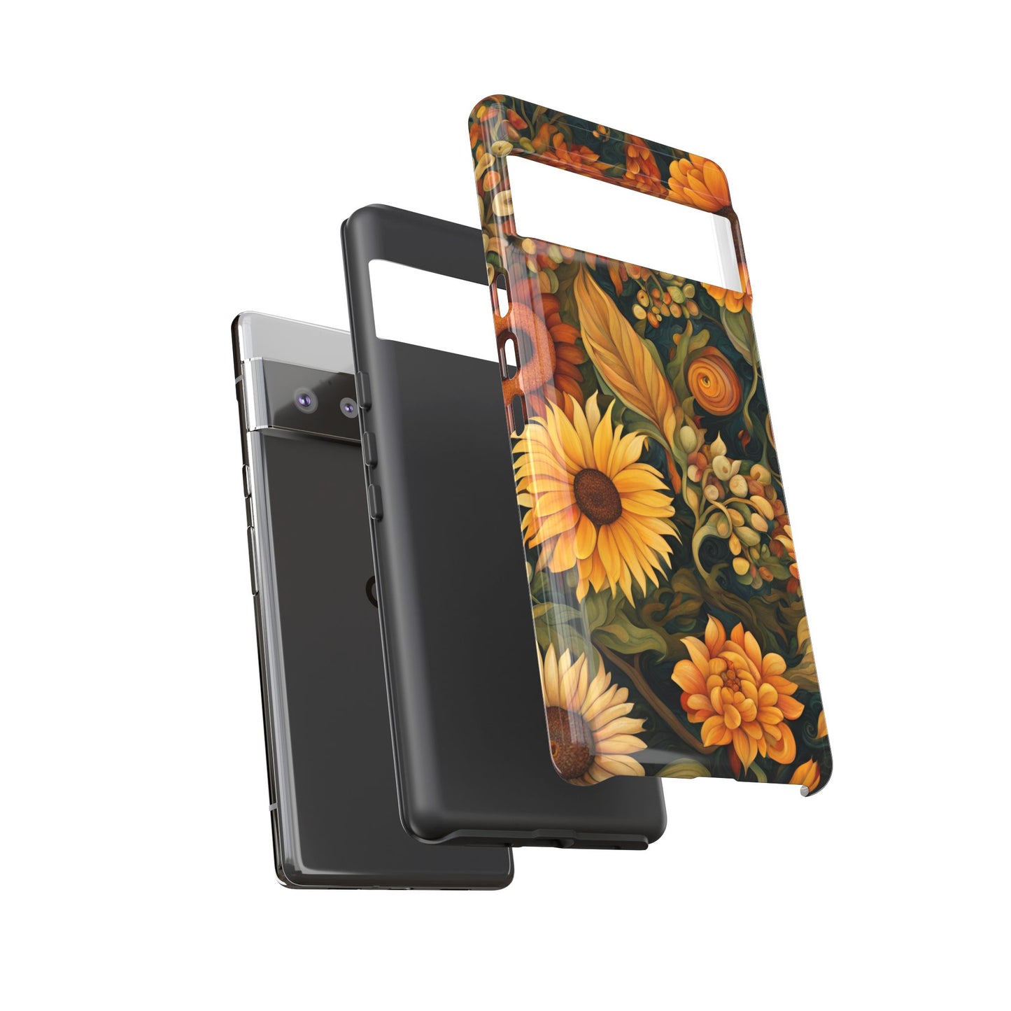 Autumn Flowers iPhone Samsung Galaxy Google Pixel Tough Cases