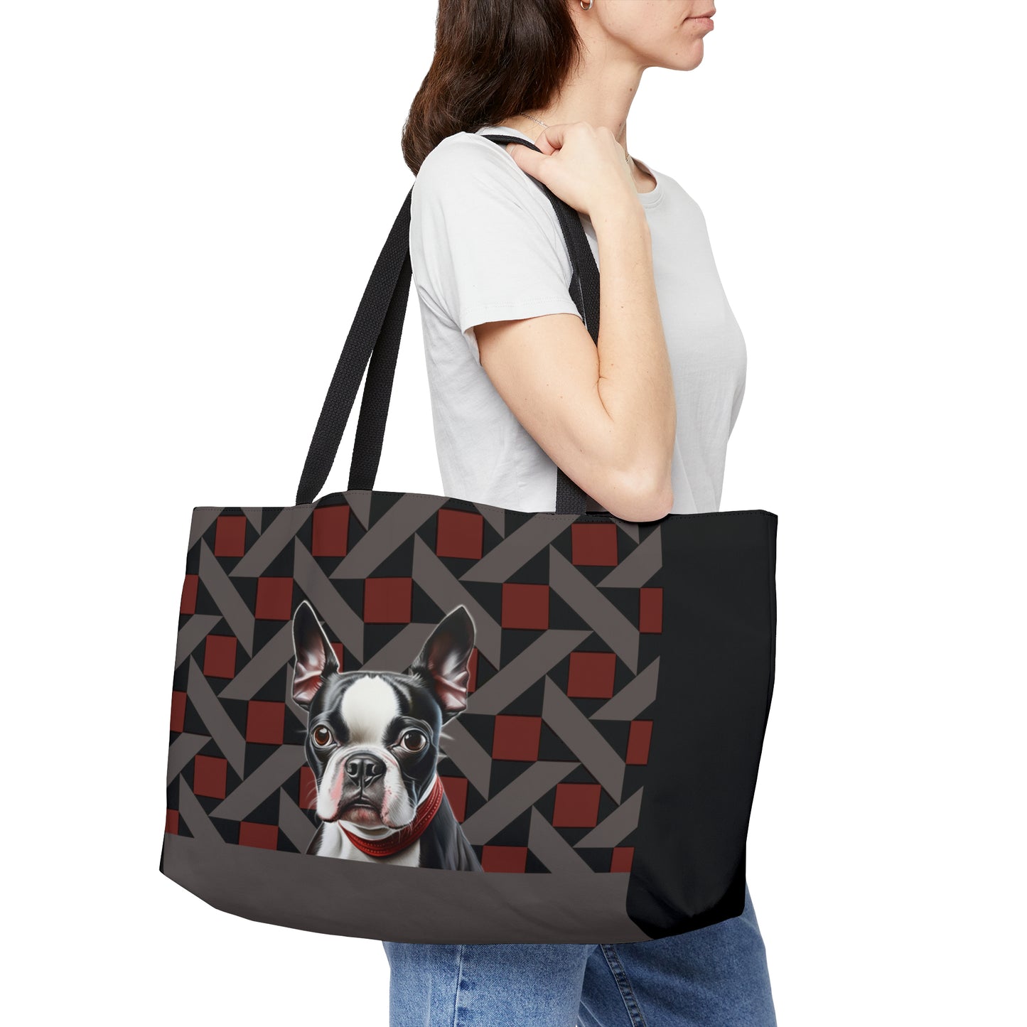 Boston Terrier Weekender Tote Bag