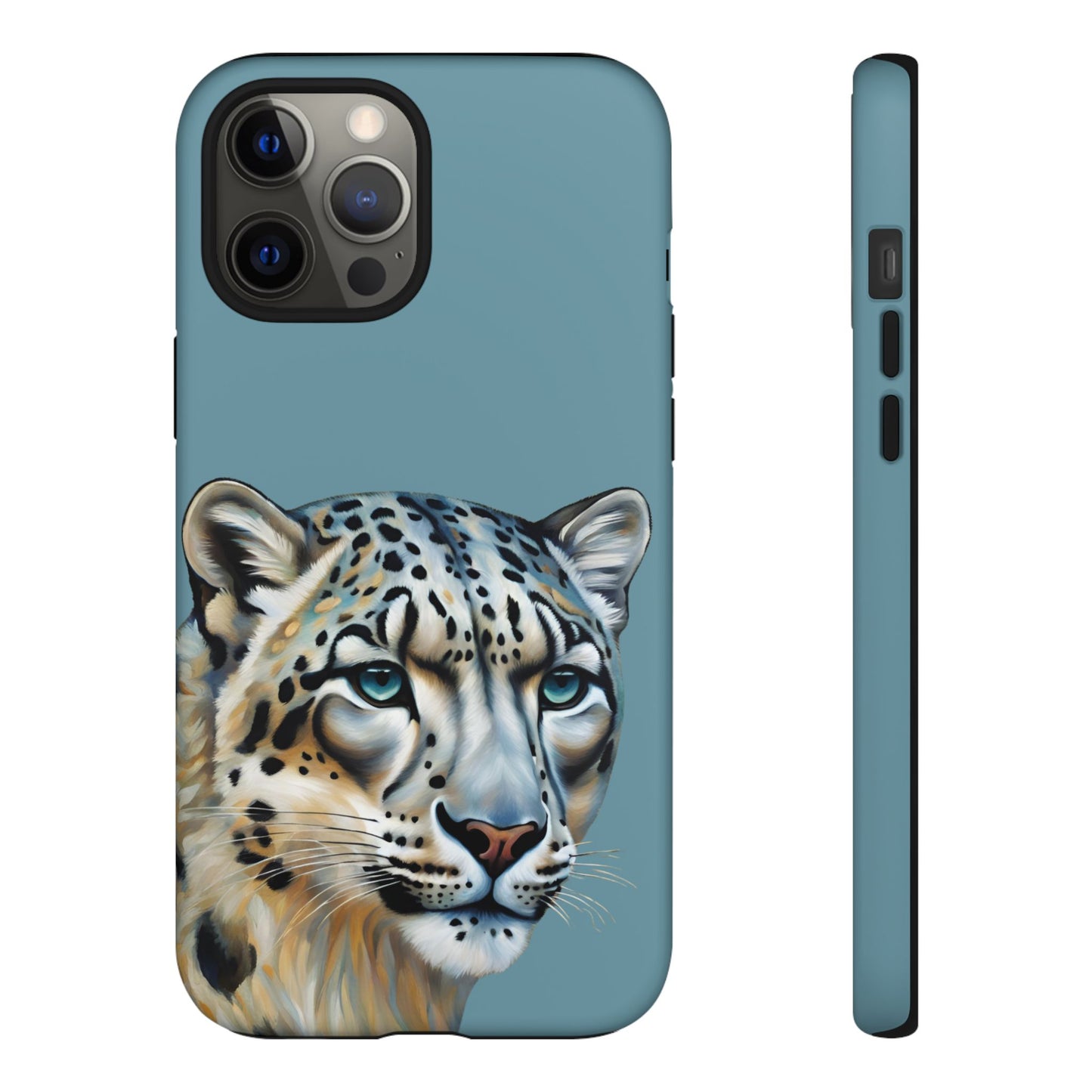 Snow Leopard iPhone Samsung Galaxy Google Pixel Tough Cases