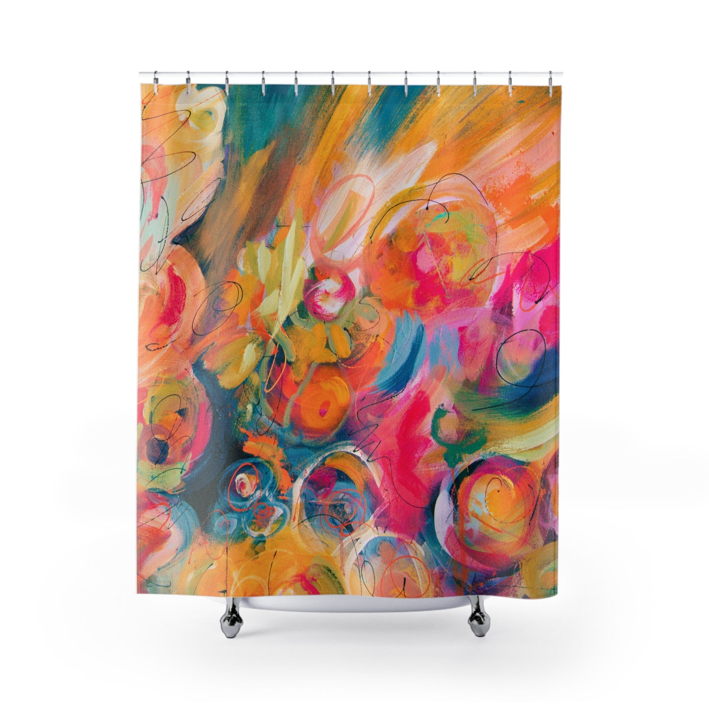 Penelope Polyester Shower Curtain