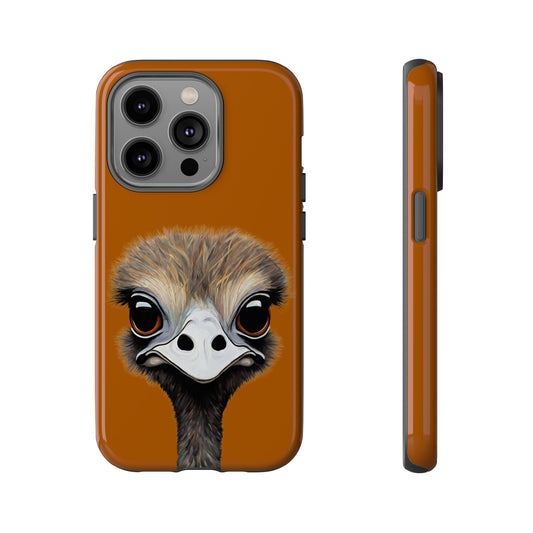 Ostrich Wildlife iPhone Samsung Galaxy Google Pixel Tough Cases