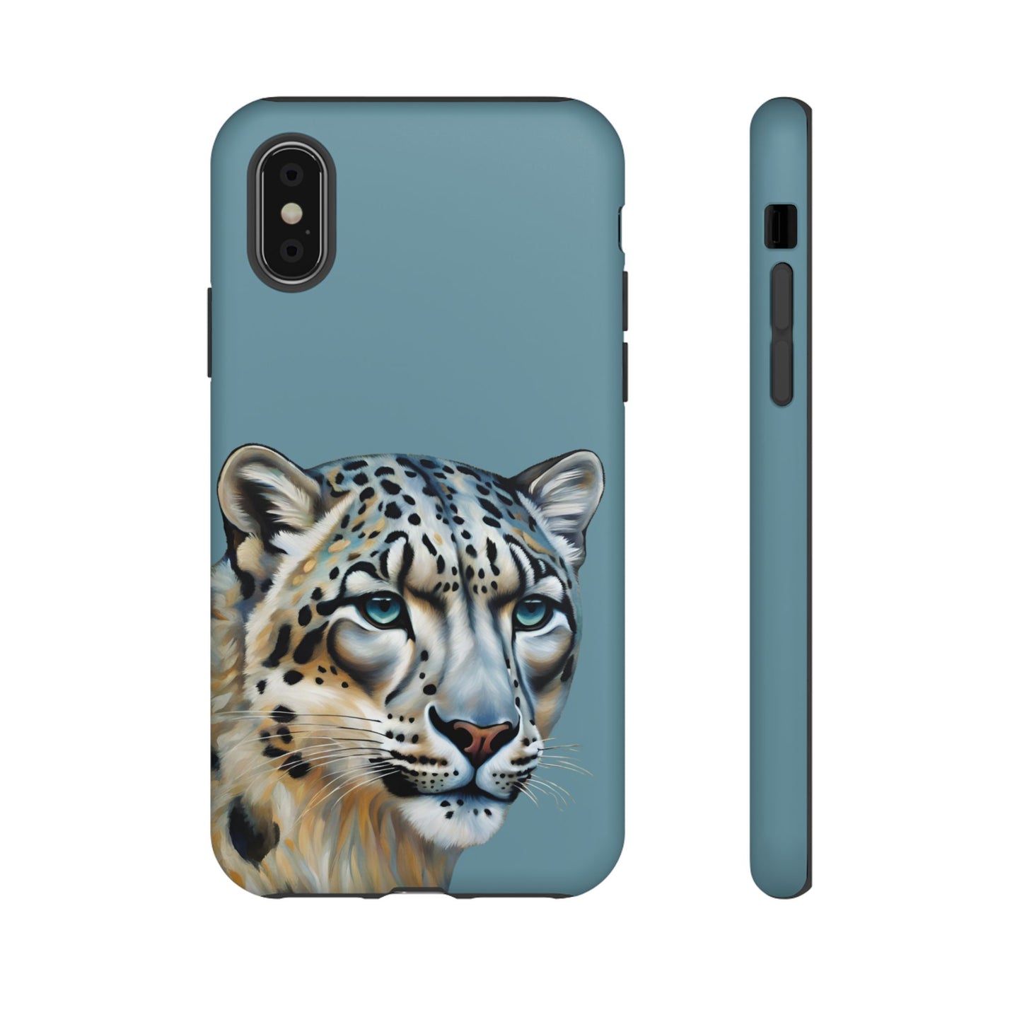 Snow Leopard iPhone Samsung Galaxy Google Pixel Tough Cases