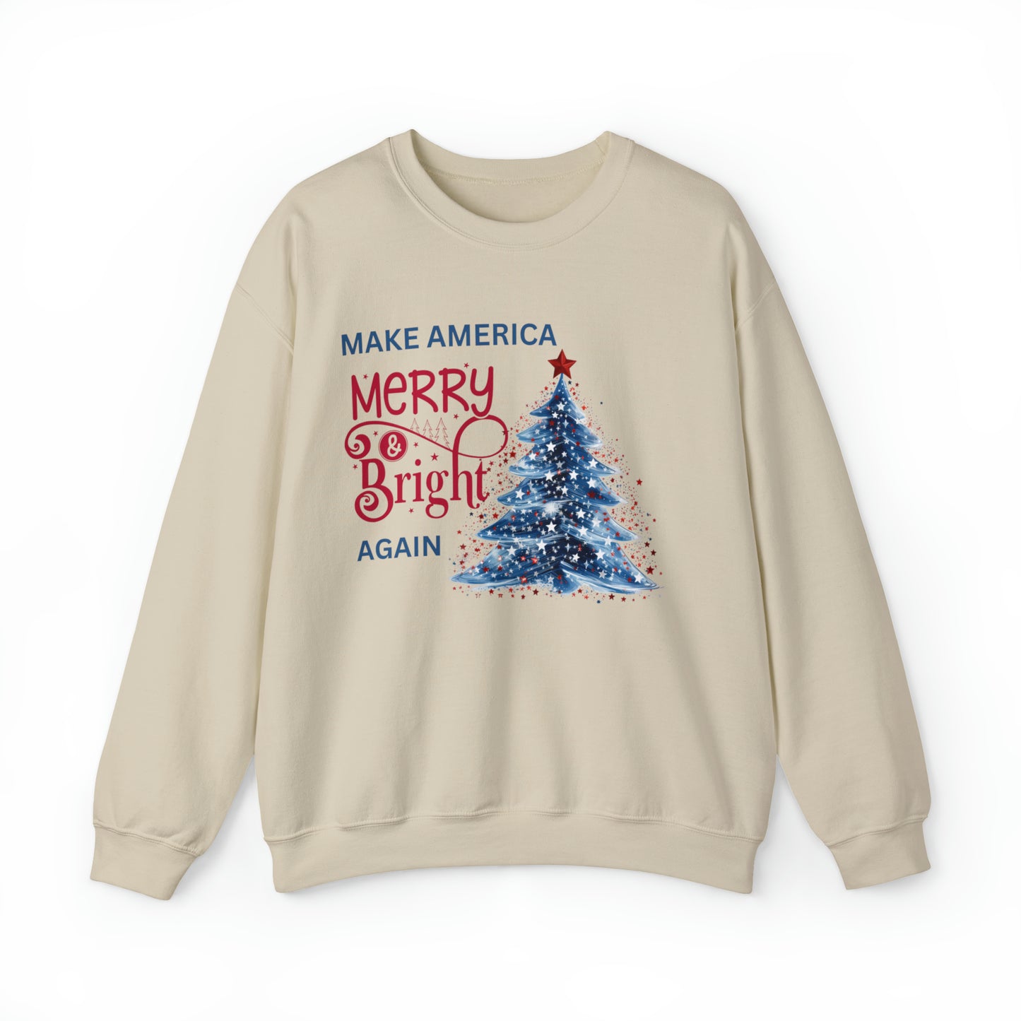 Make America Merry & Bright Again 1 Unisex Heavy Blend™ Crewneck Sweatshirt