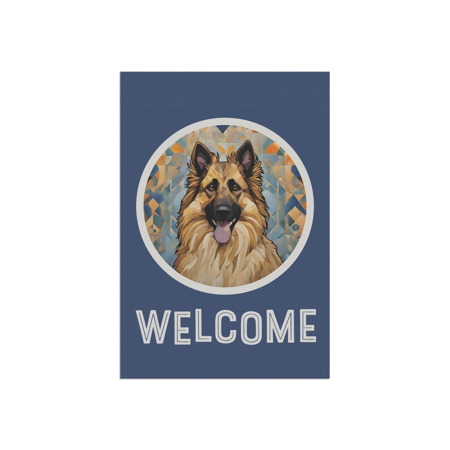 Belgian Tervuren Welcome 2-Sided Garden & House Flag/Banner