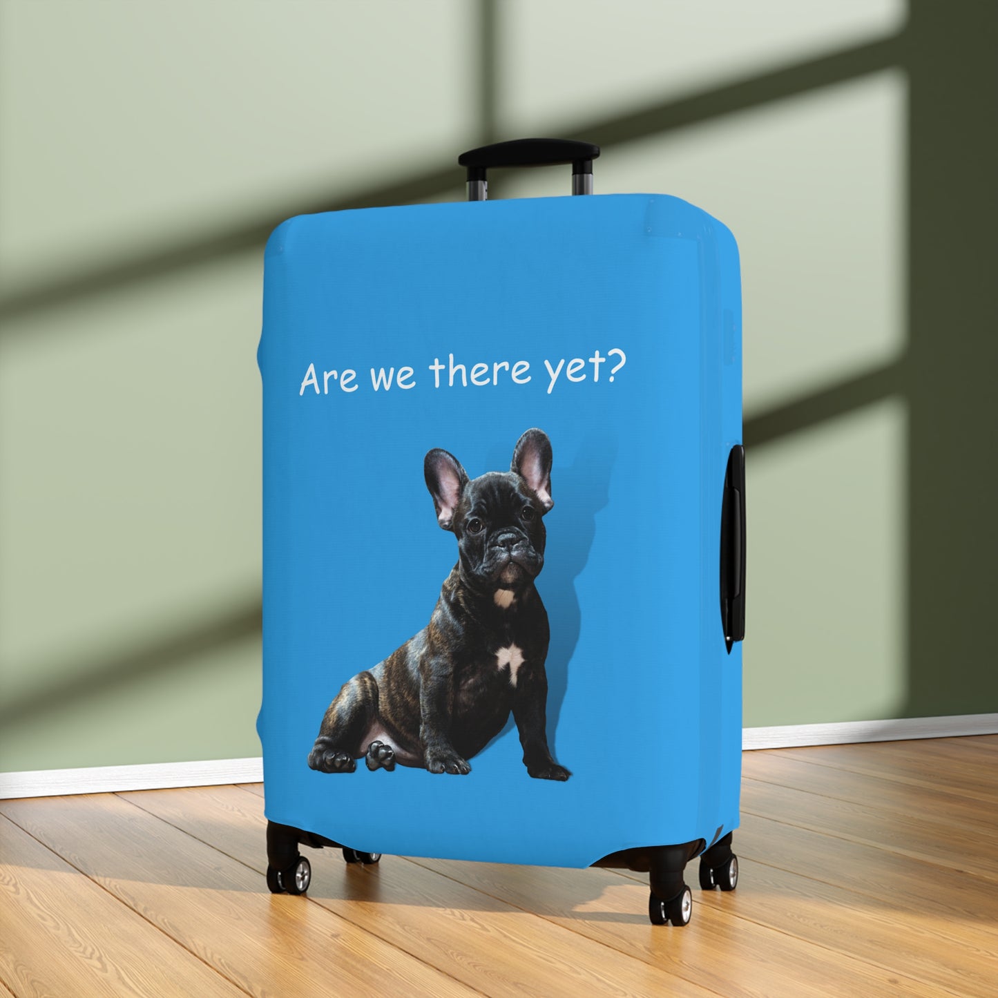 Boston Terrier Are We There Yet? Luggage Cover