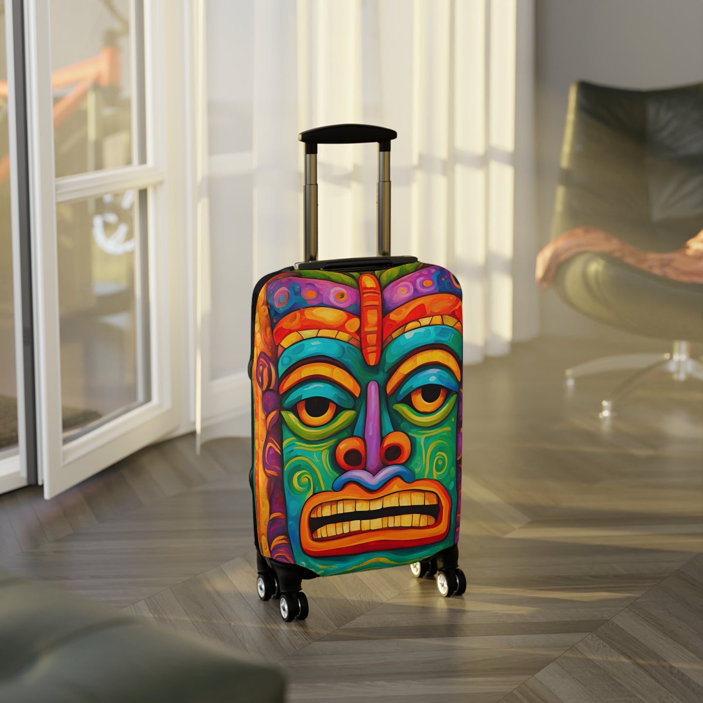 Tiki Chuck Luggage Cover ONLY